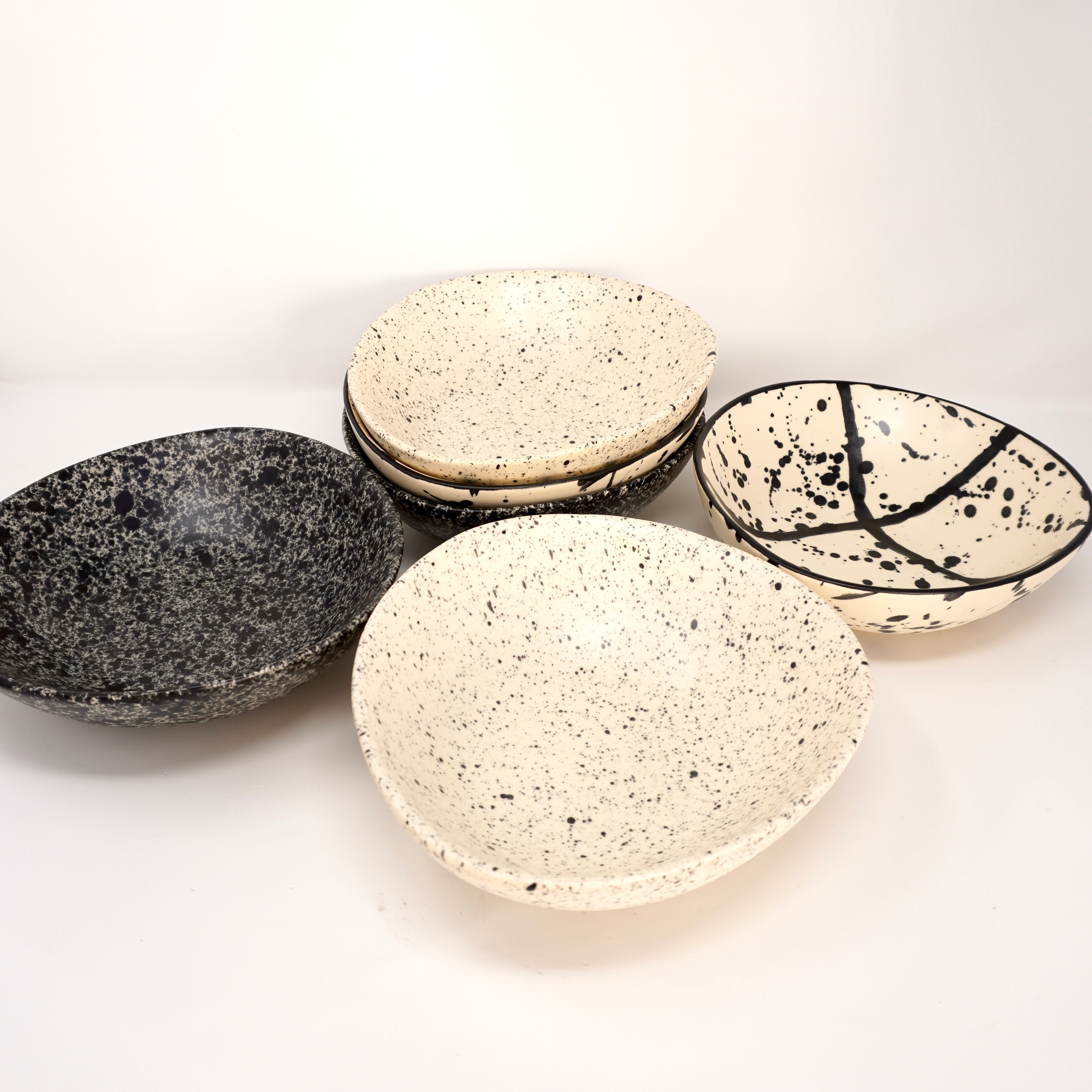 Mixto Set de 6 Bowls Irregulares