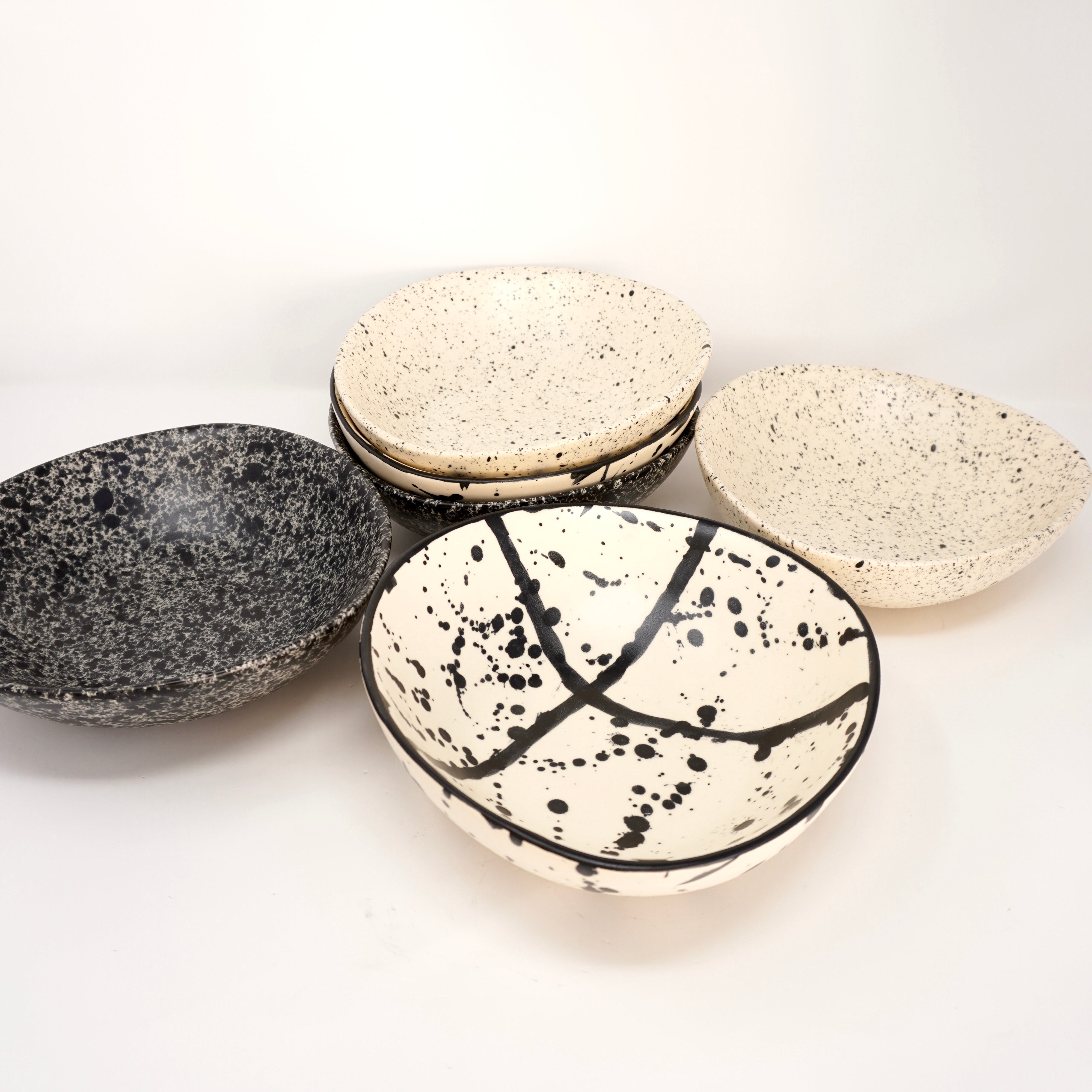 Mixto Set de 6 Bowls Irregulares