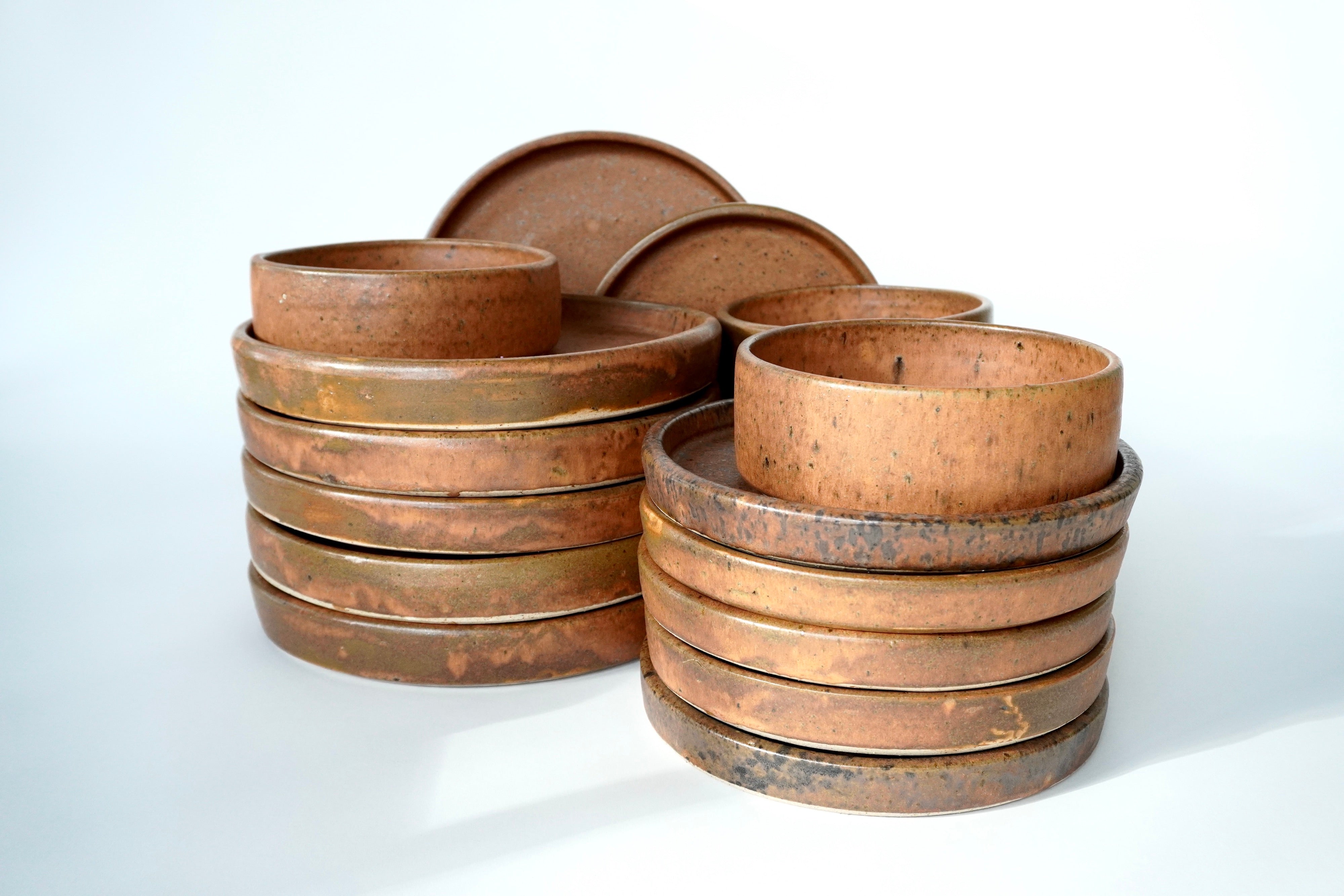 Terracota ancestral | Set de vajilla línea ancestral 18 piezas para 6 personas