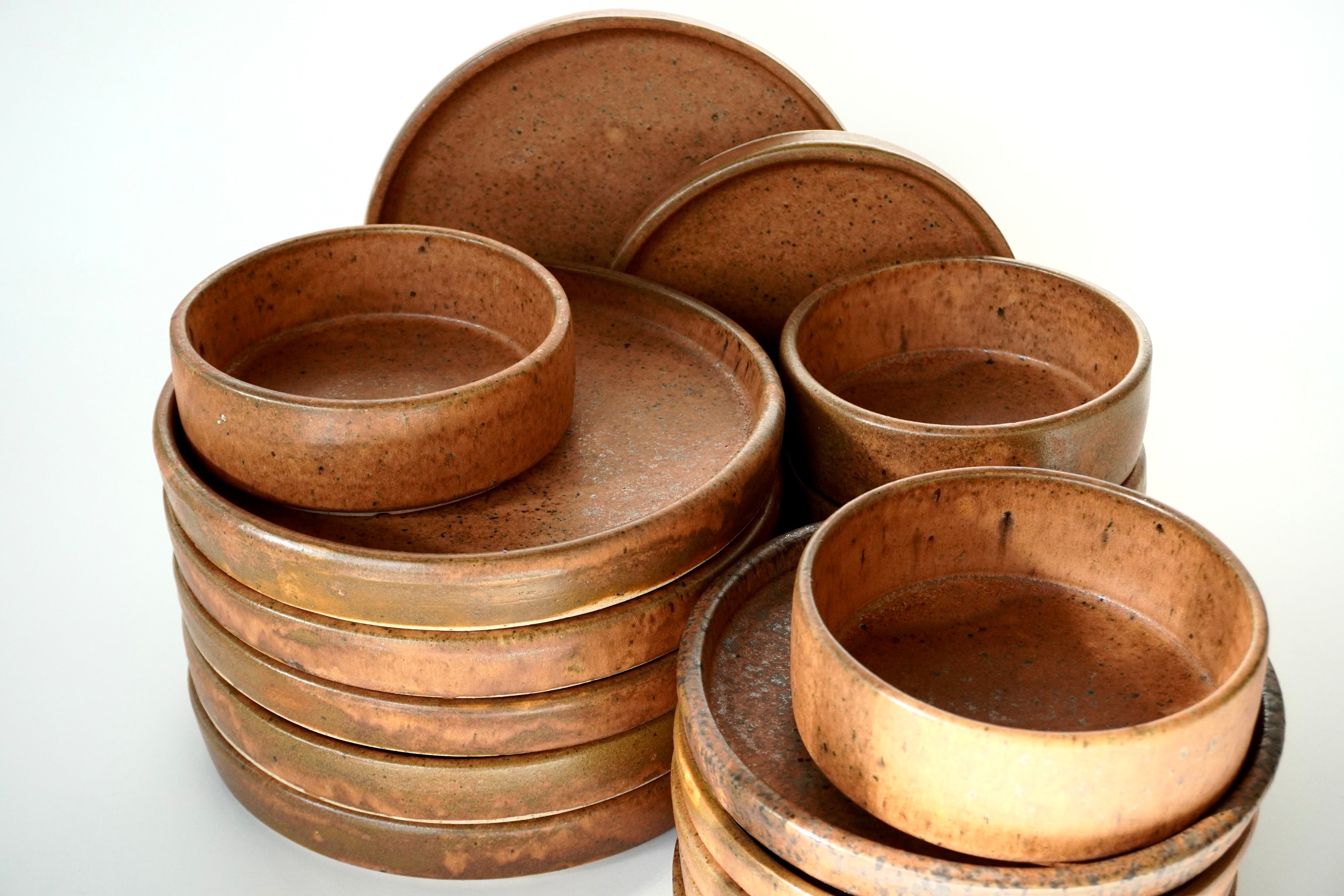 Terracota ancestral | Set de vajilla línea ancestral 18 piezas para 6 personas