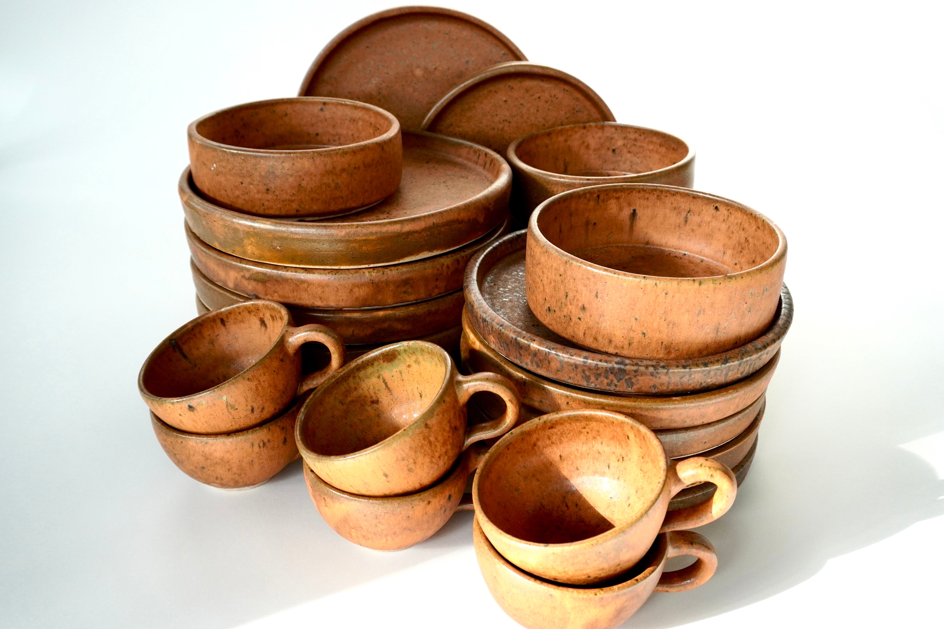 Terracota ancestral | Set de vajilla línea ancestral 24 piezas para 6 personas