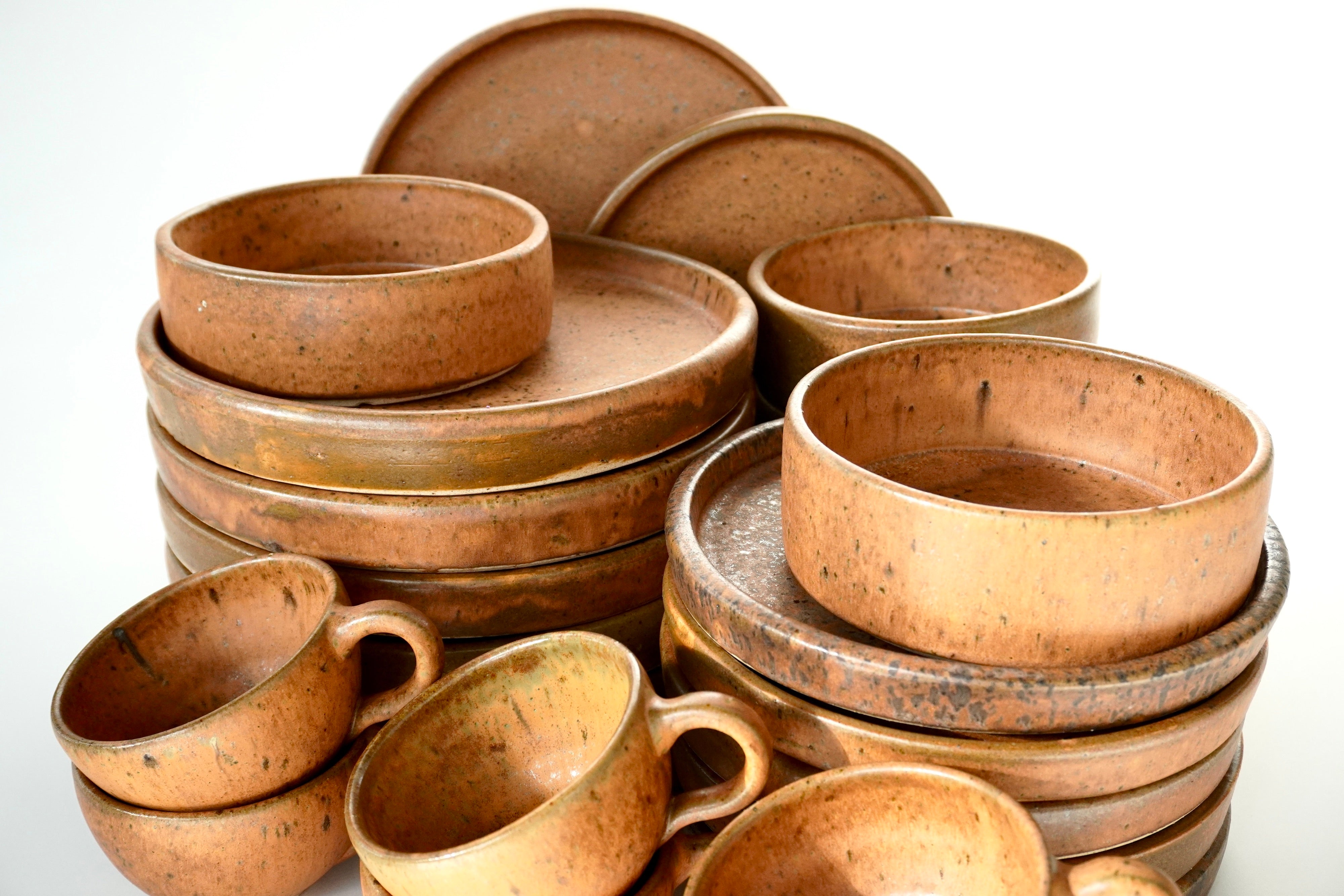 Terracota ancestral | Set de vajilla línea ancestral 24 piezas para 6 personas