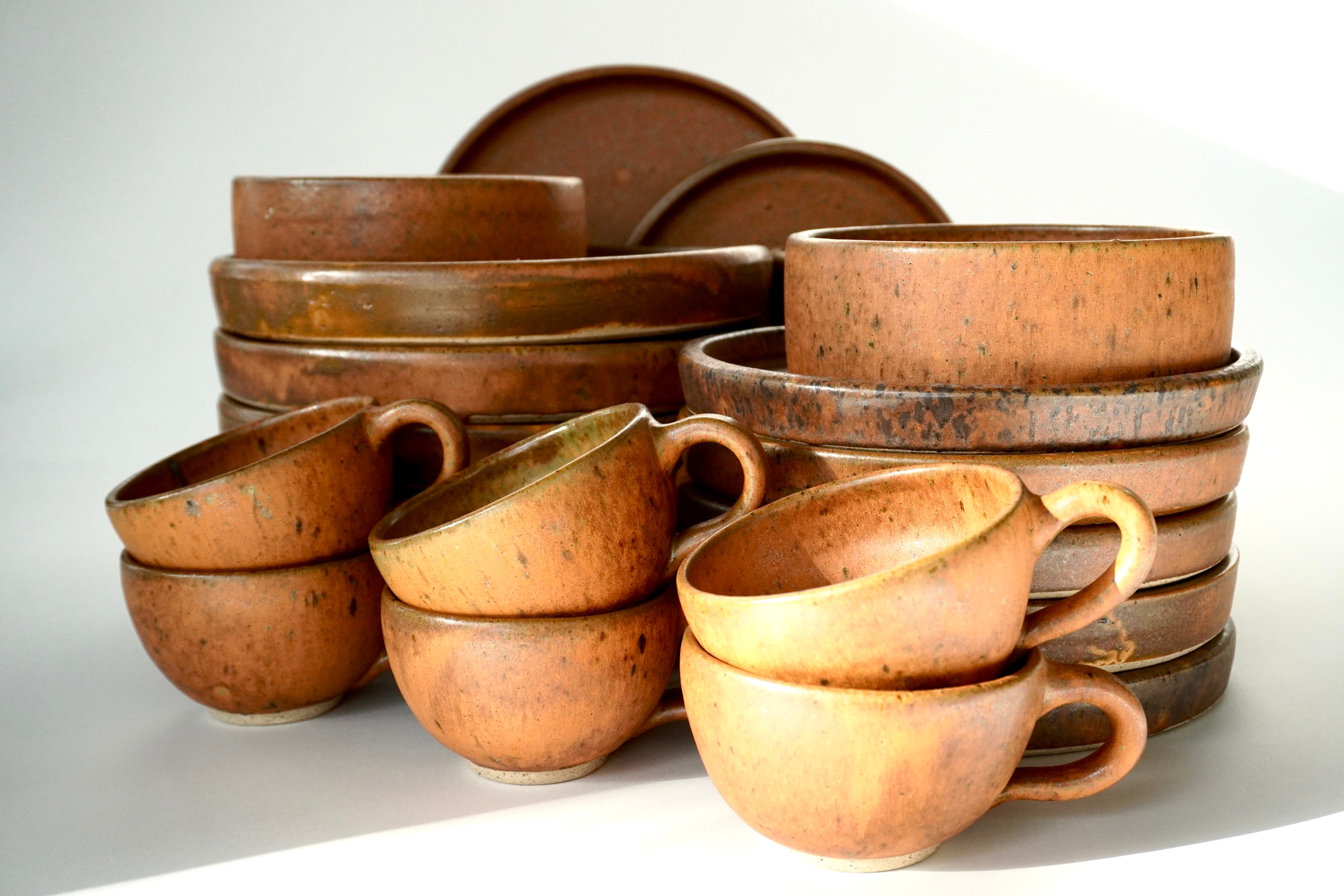 Terracota ancestral | Set de vajilla línea ancestral 24 piezas para 6 personas