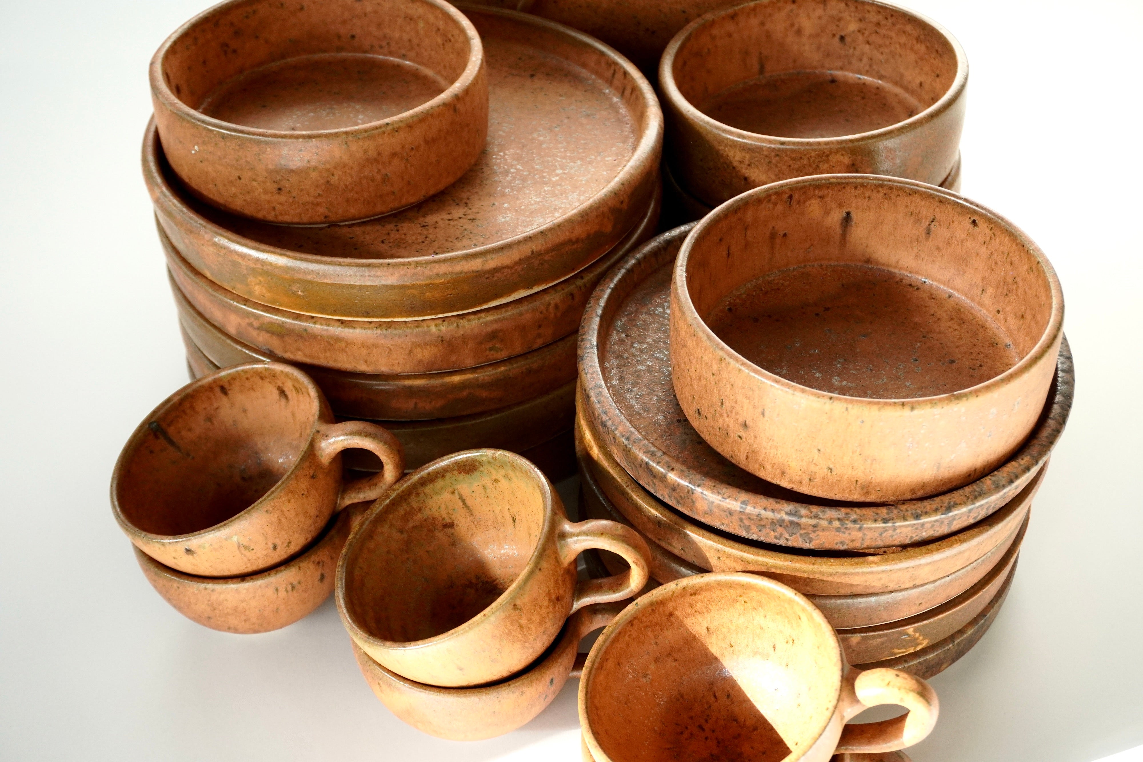 Terracota ancestral | Set de vajilla línea ancestral 24 piezas para 6 personas