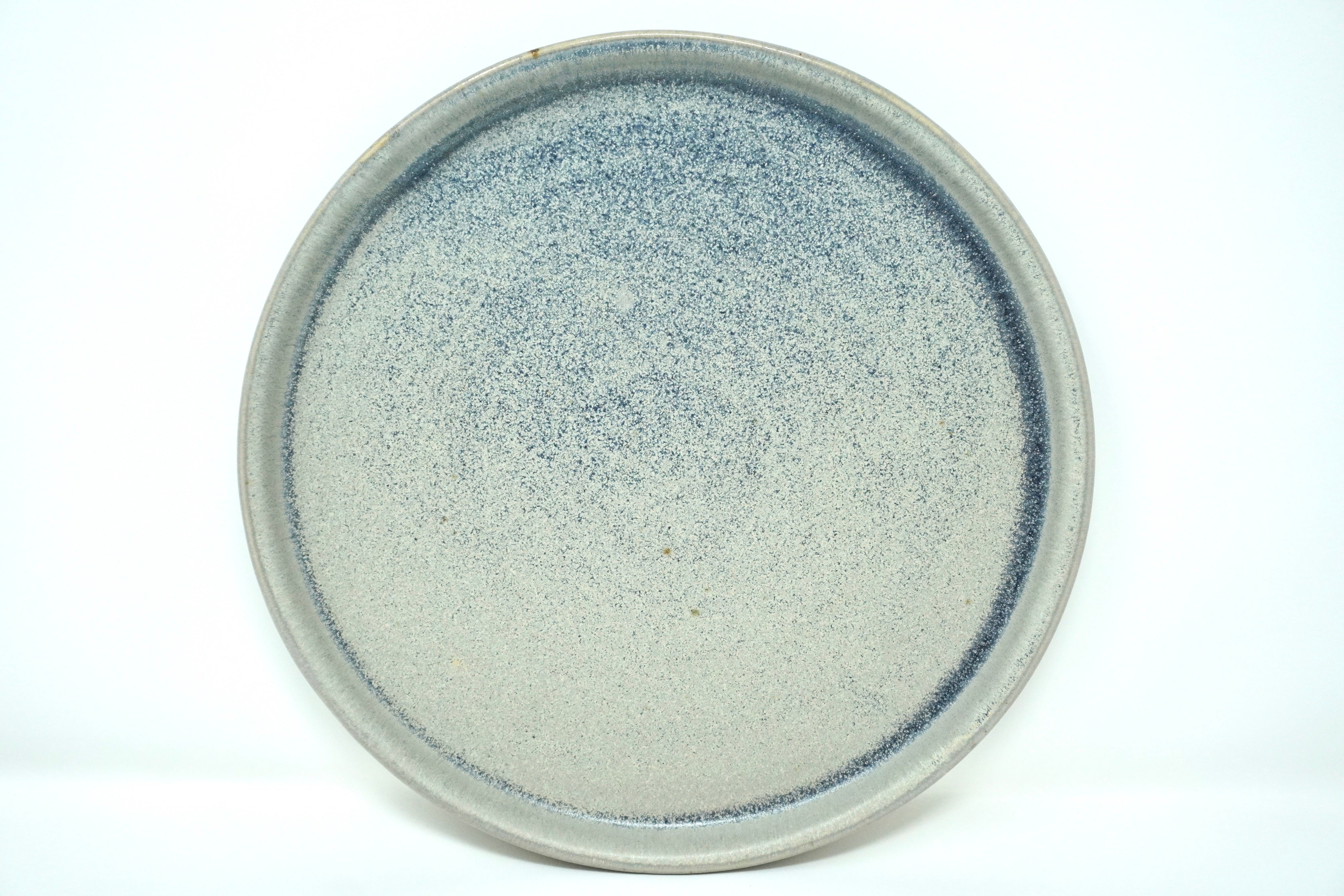 Gris mate | Plato trinche con pared Ø 26 cm línea rústica