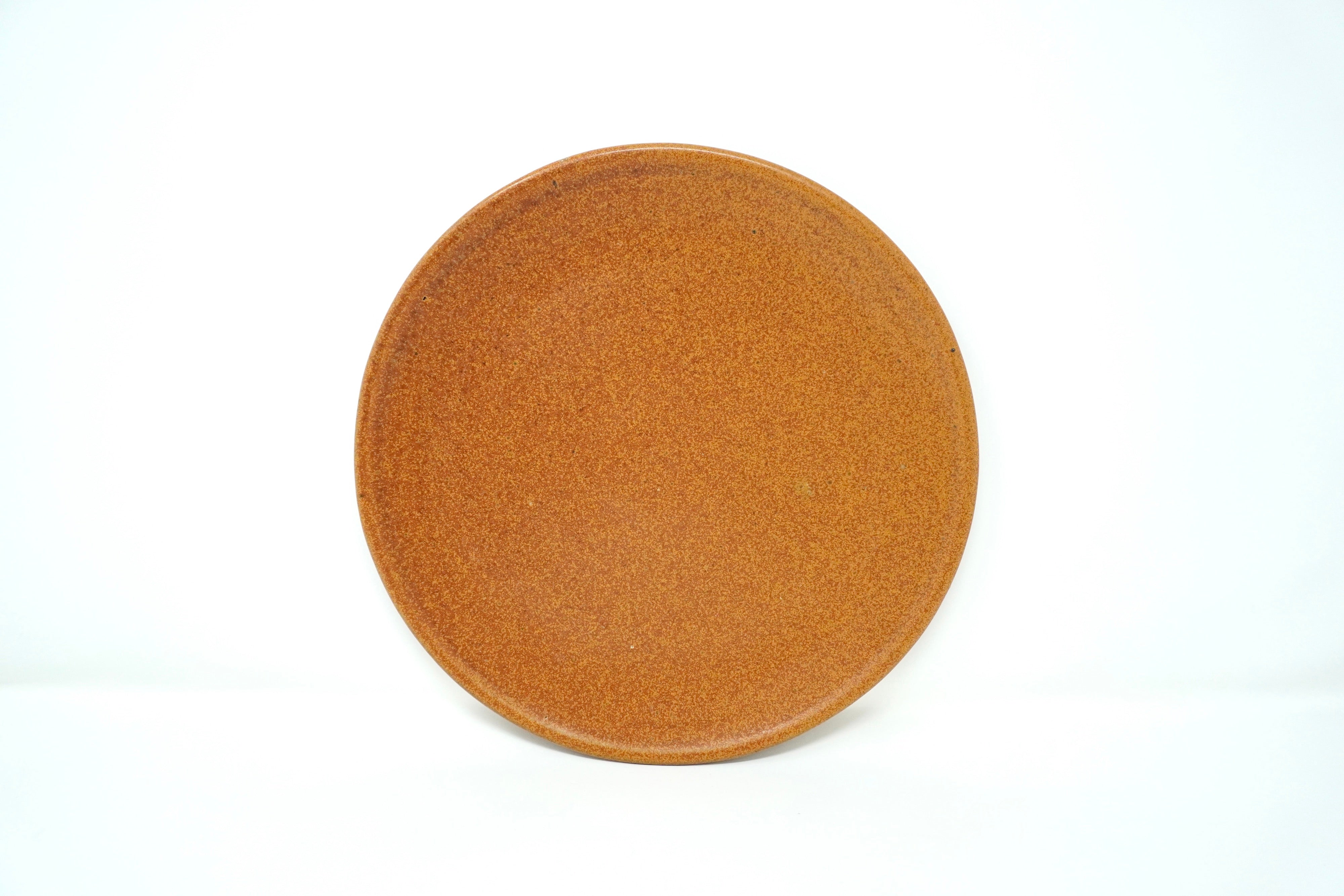 Ladrillo | Plato trinche plano Ø 26 cm línea rústica