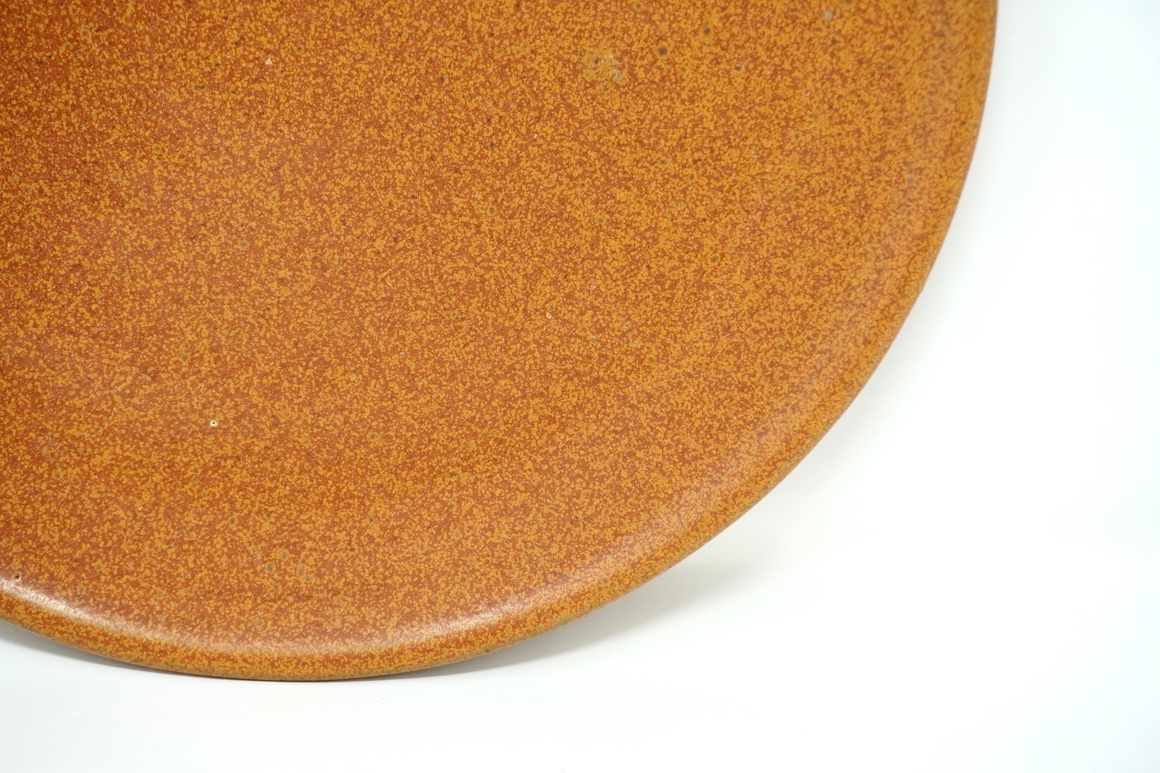 Ladrillo | Plato trinche plano Ø 26 cm línea rústica