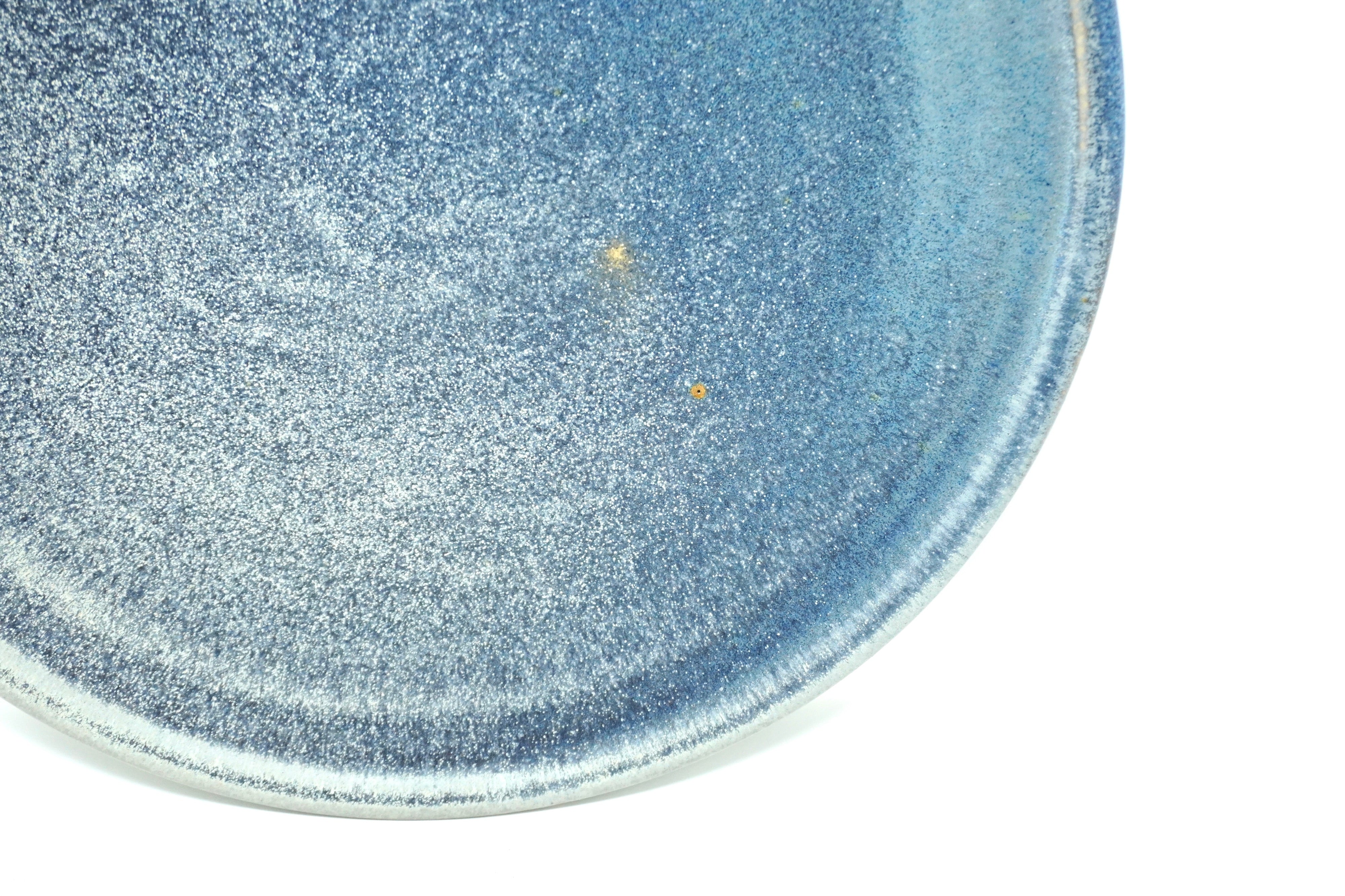Gris mate | Plato trinche plano Ø 26 cm línea rústica