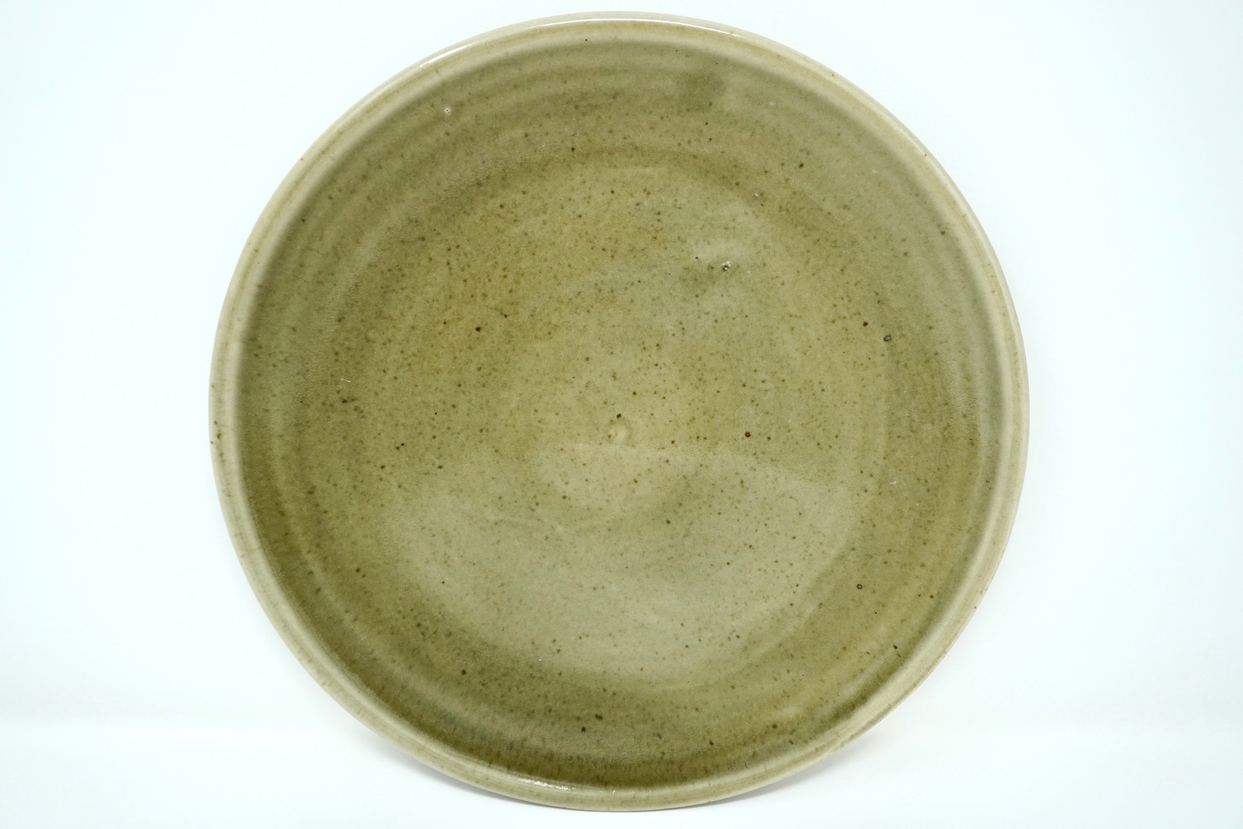 Caoba liso | Plato trinche plano Ø 26 cm línea rústica