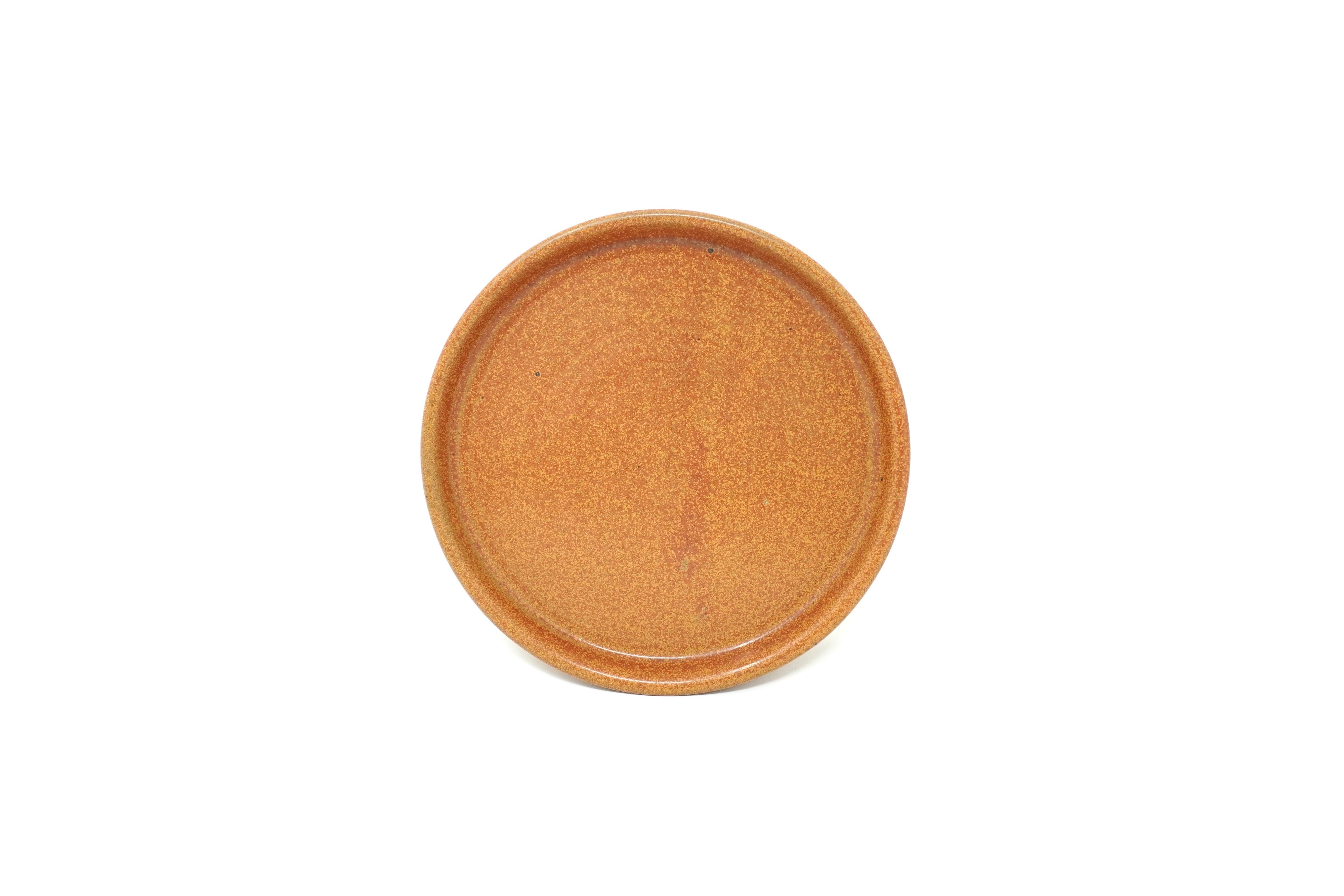 Ladrillo | Plato postre con pared Ø 21 cm línea rústica