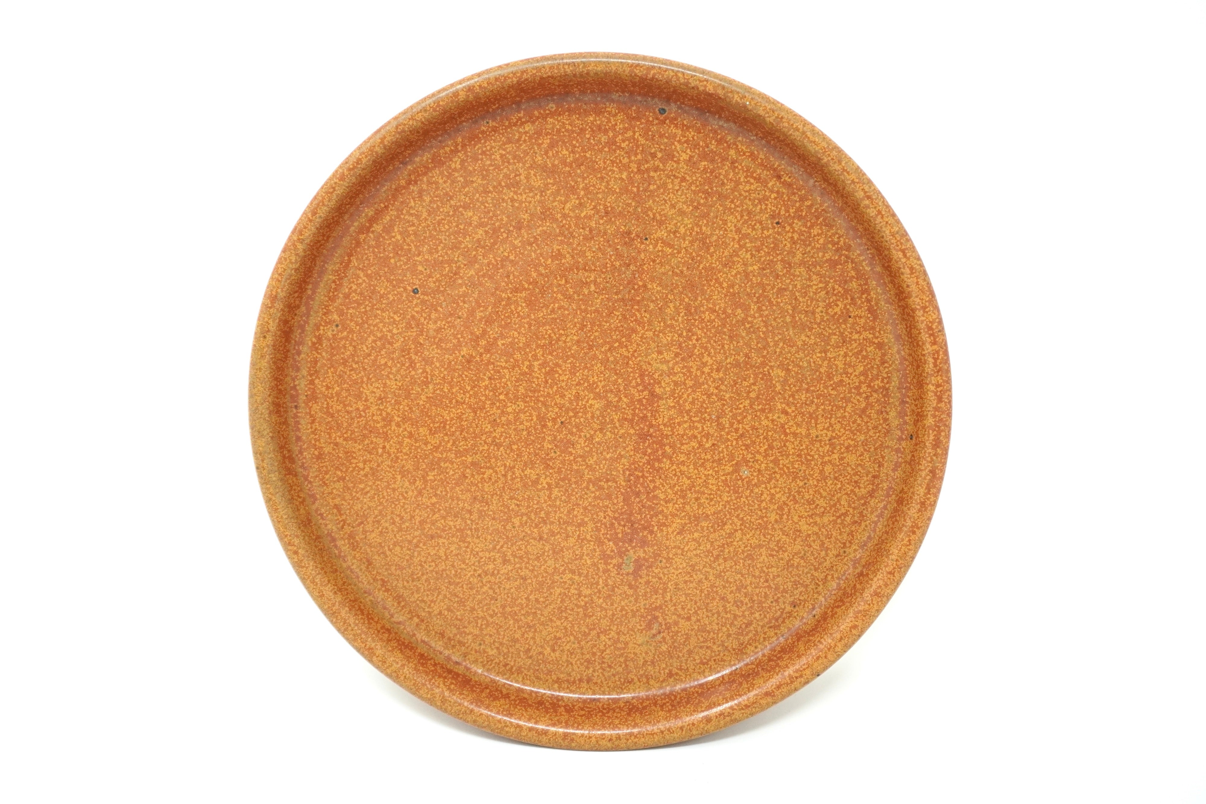 Ladrillo | Plato postre con pared Ø 21 cm línea rústica