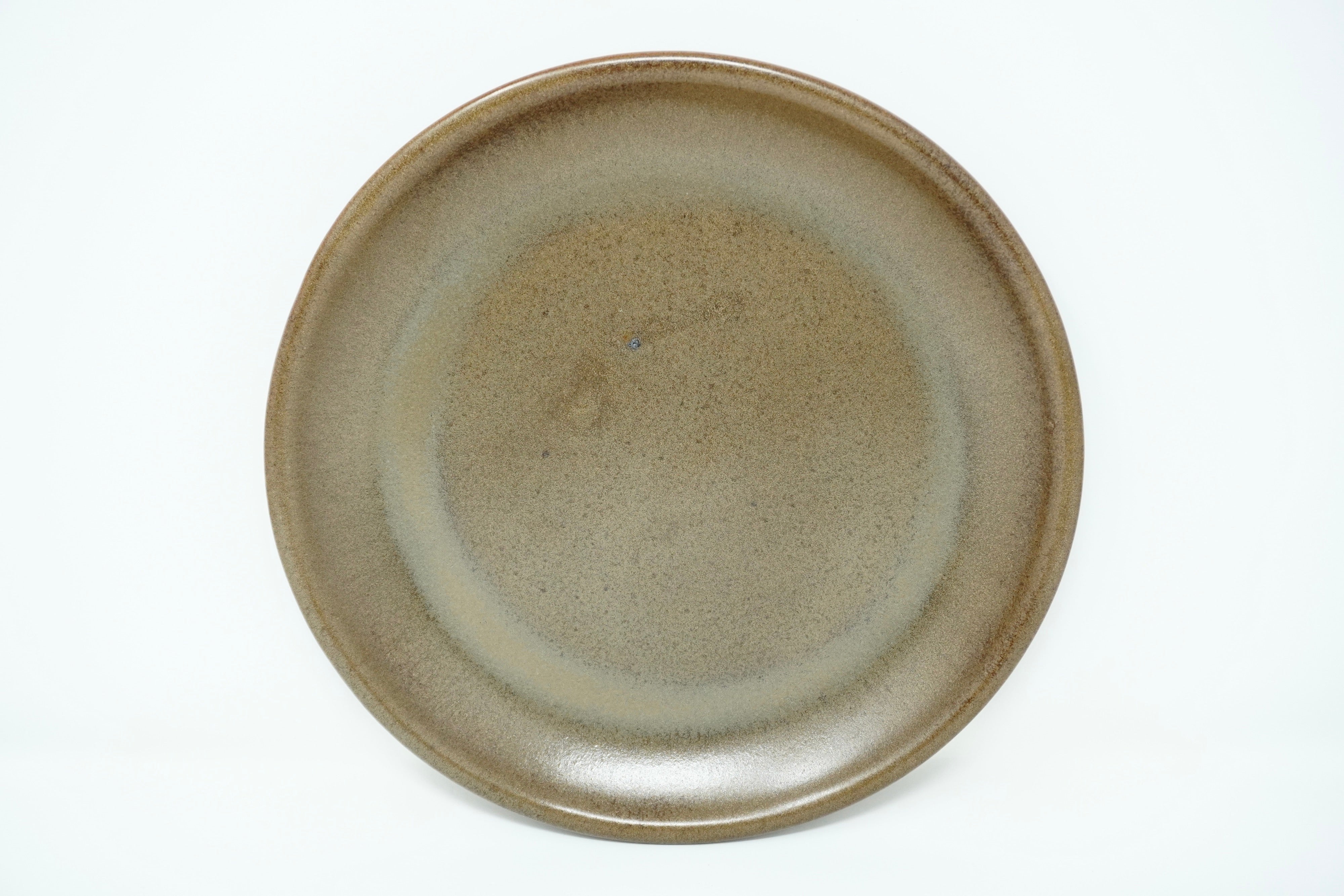 Café mate | Plato postre semi-plano Ø 21 cm línea rústica