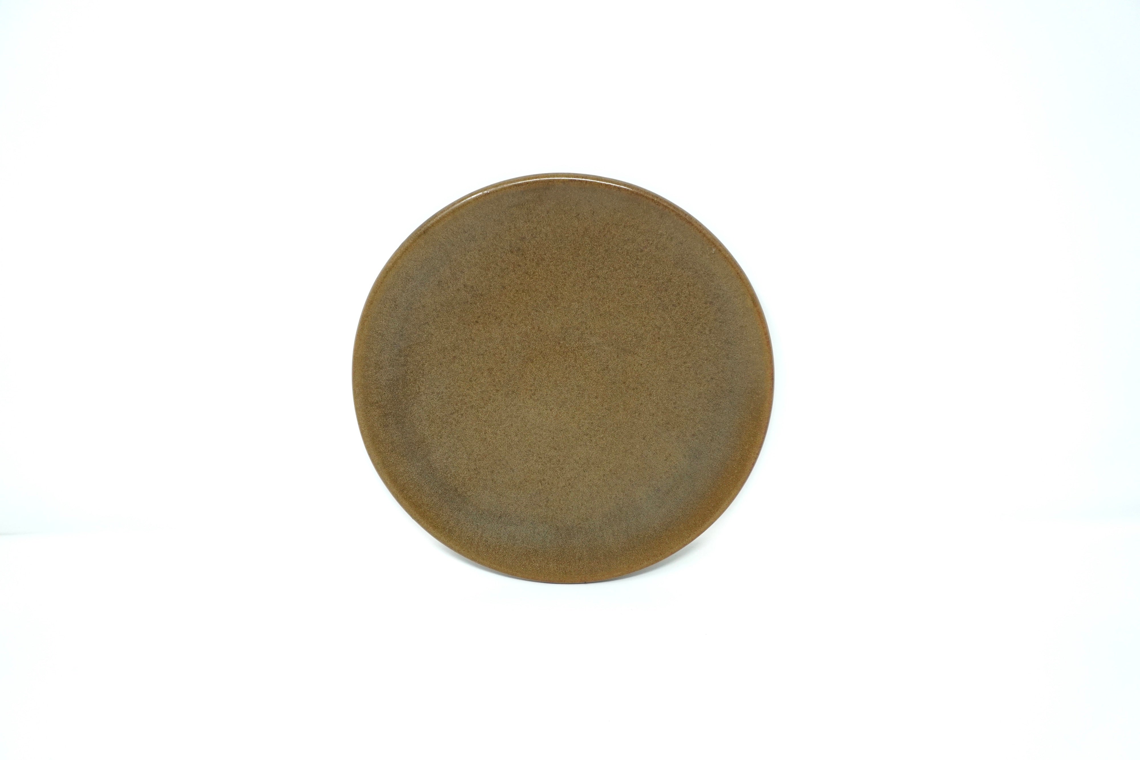 Café mate | Plato postre plano Ø 21 cm línea rústica