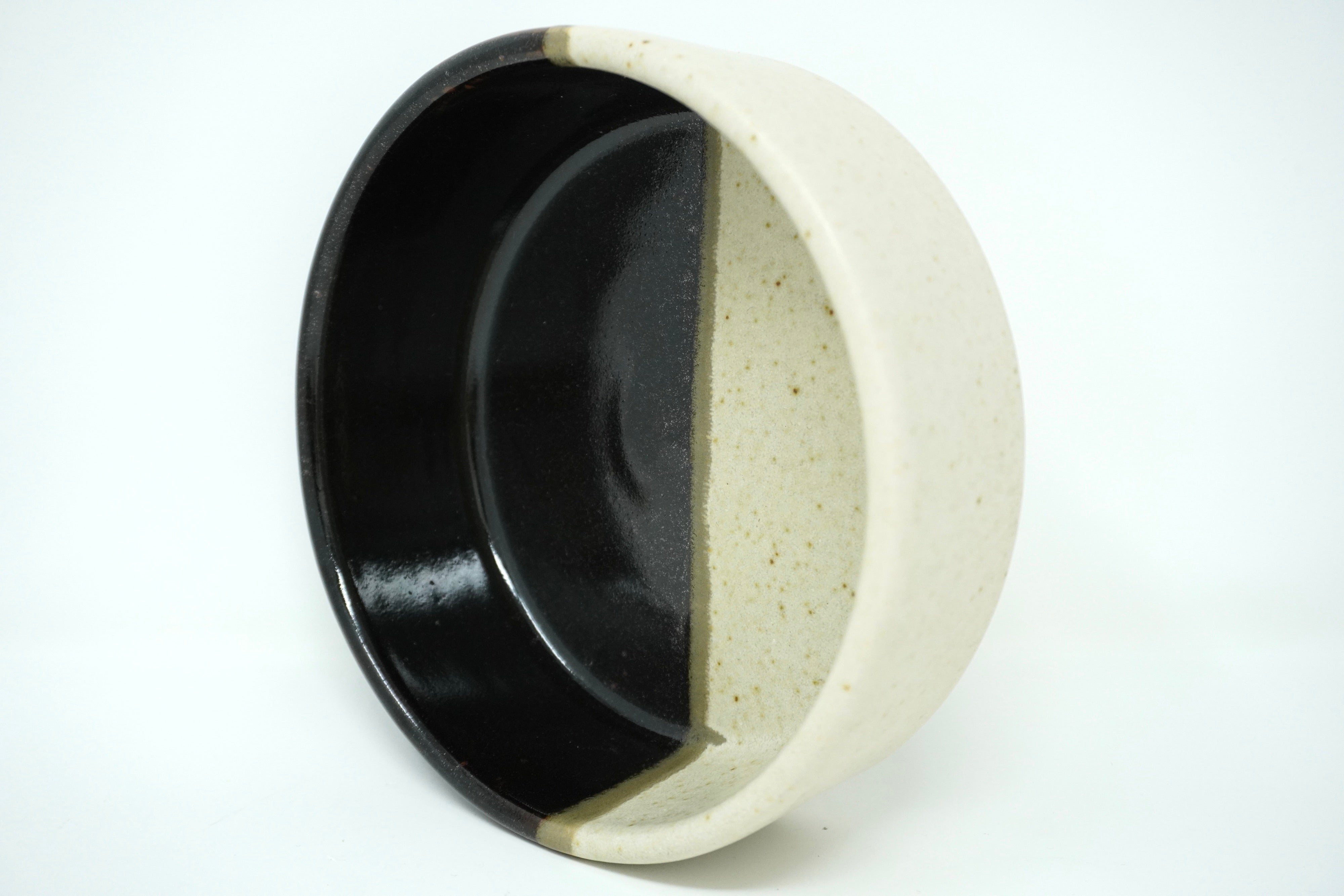 Duo roble & arena blanca | Bowl con pared Ø 16 cm línea rústica