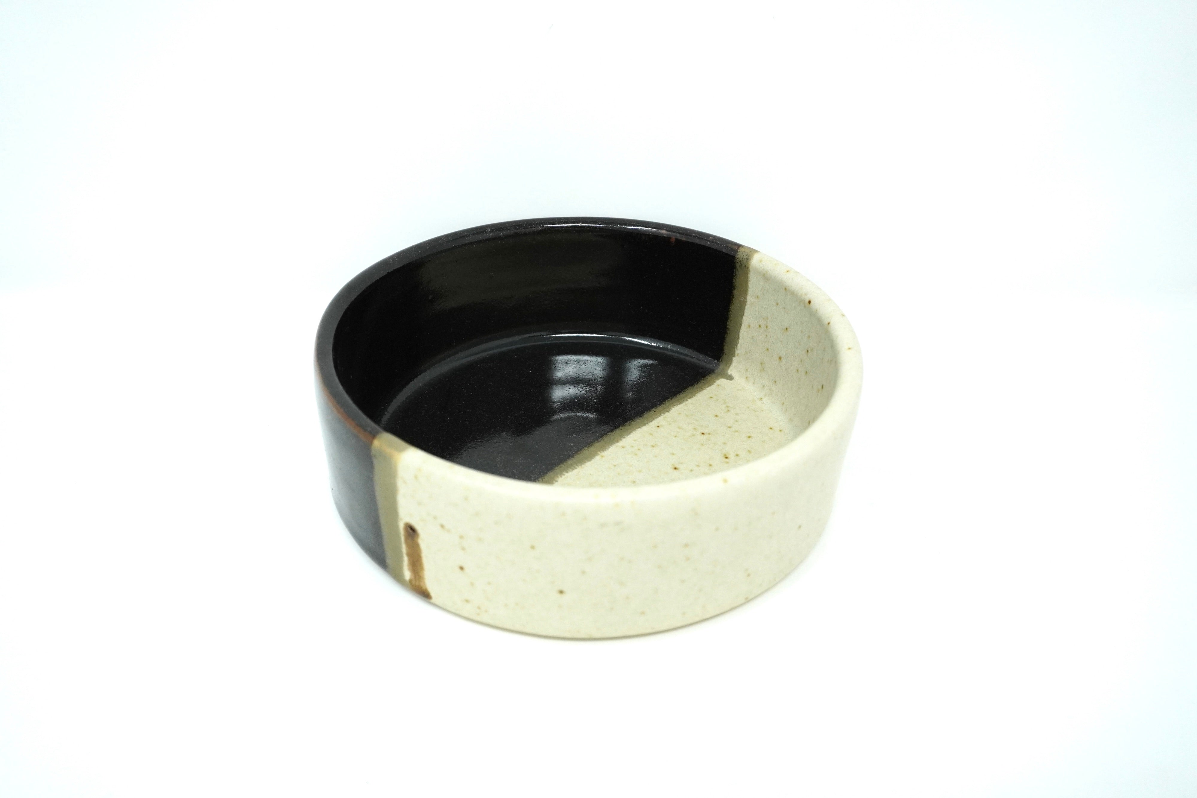 Duo roble & arena blanca | Bowl con pared Ø 16 cm línea rústica
