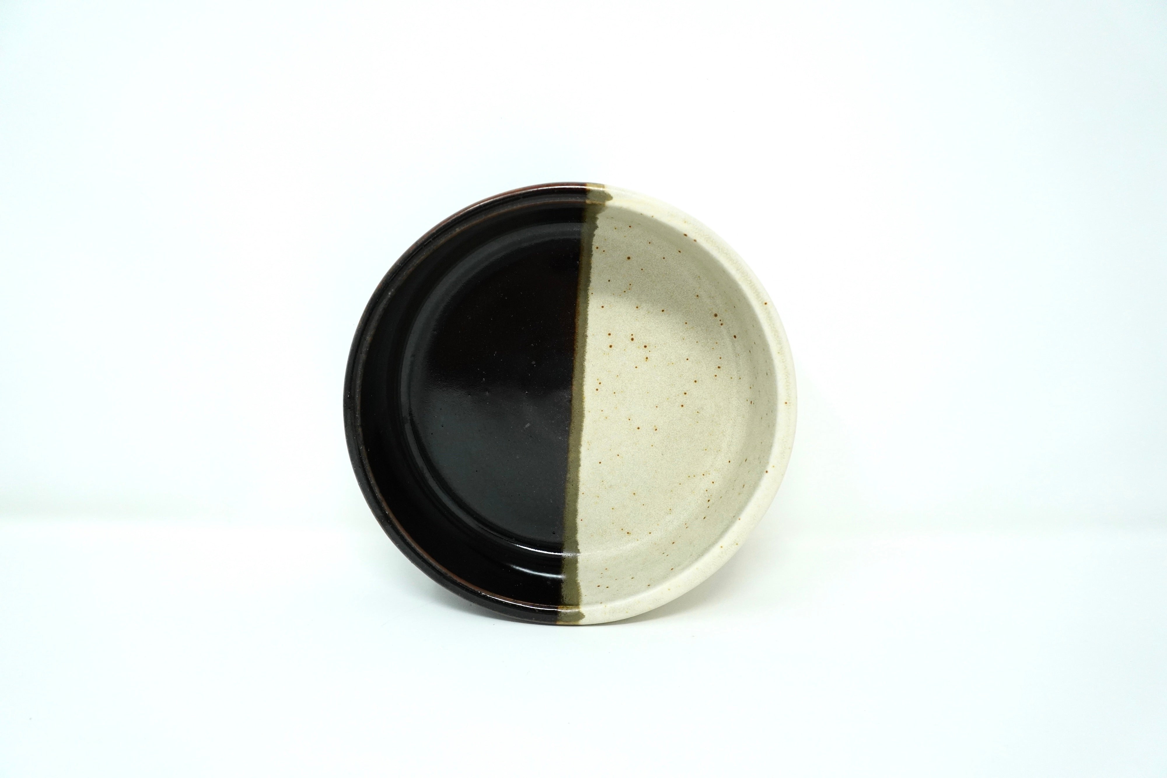 Duo roble & arena blanca | Bowl con pared Ø 18 cm línea rústica