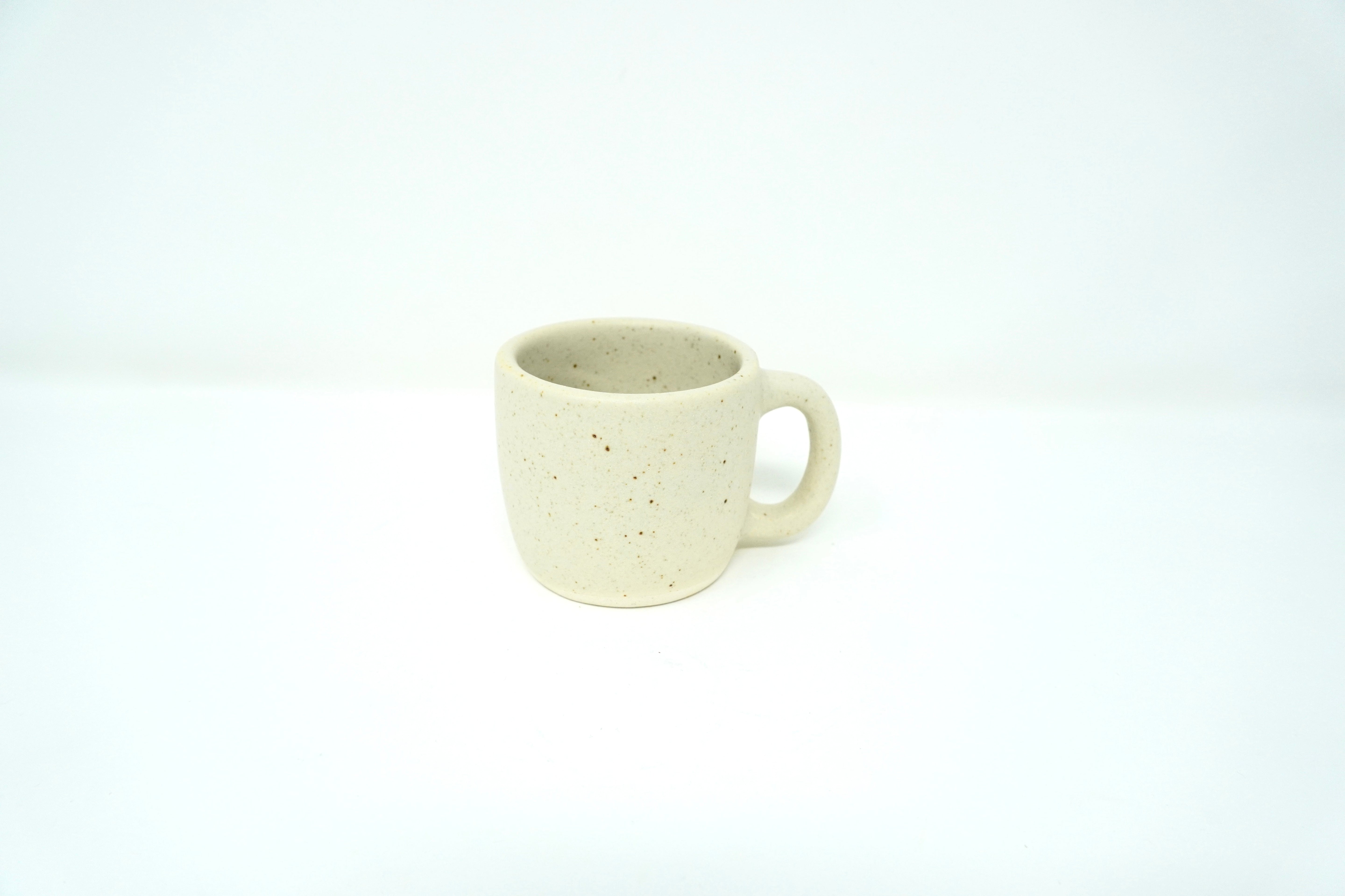 Arena blanca | Taza espresso 4 oz línea rústica