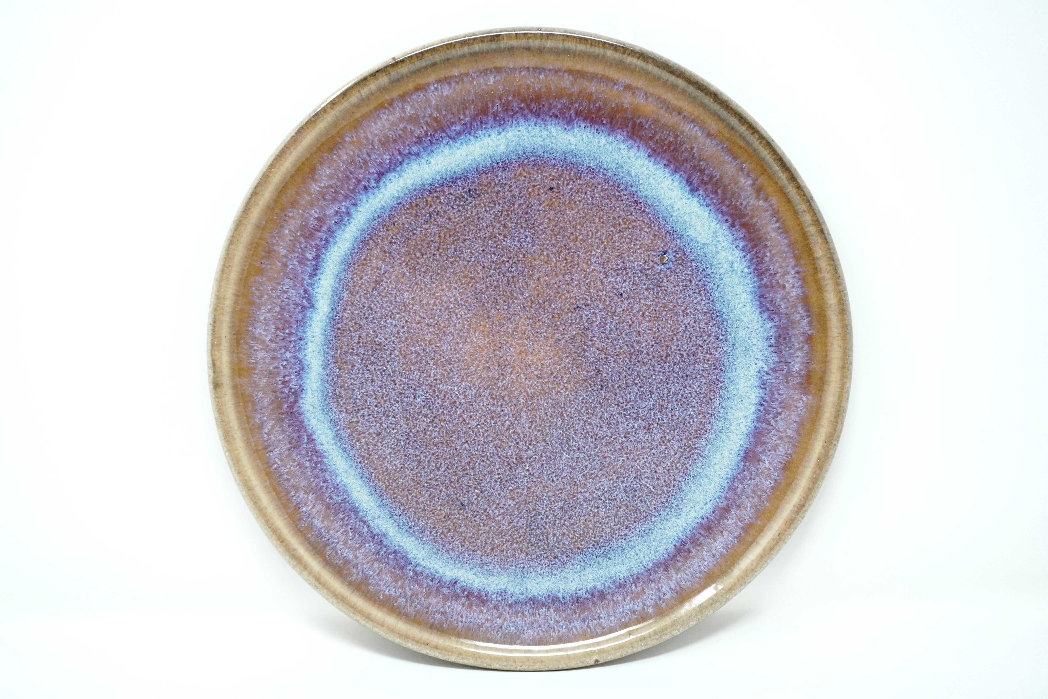 Iris | Plato trinche plano Ø 26 cm línea rústica