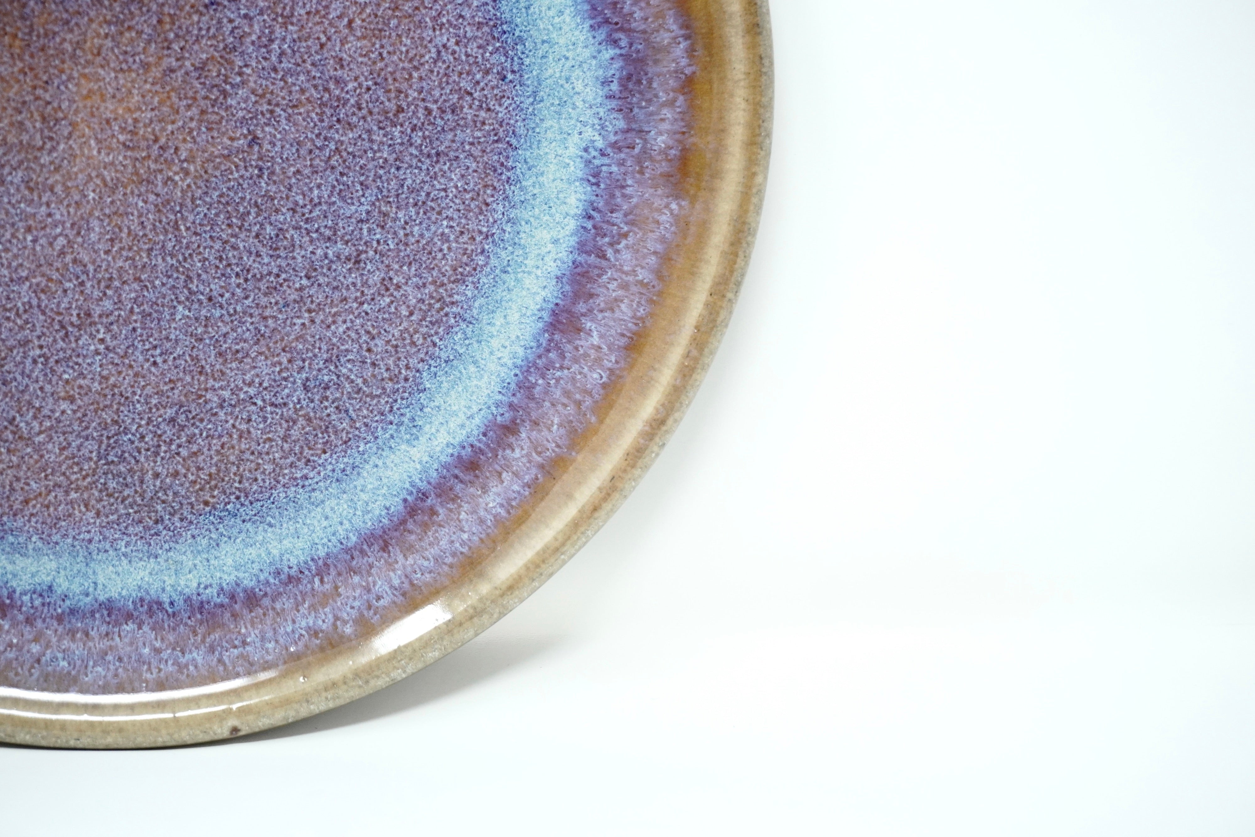 Iris | Plato trinche plano Ø 26 cm línea rústica