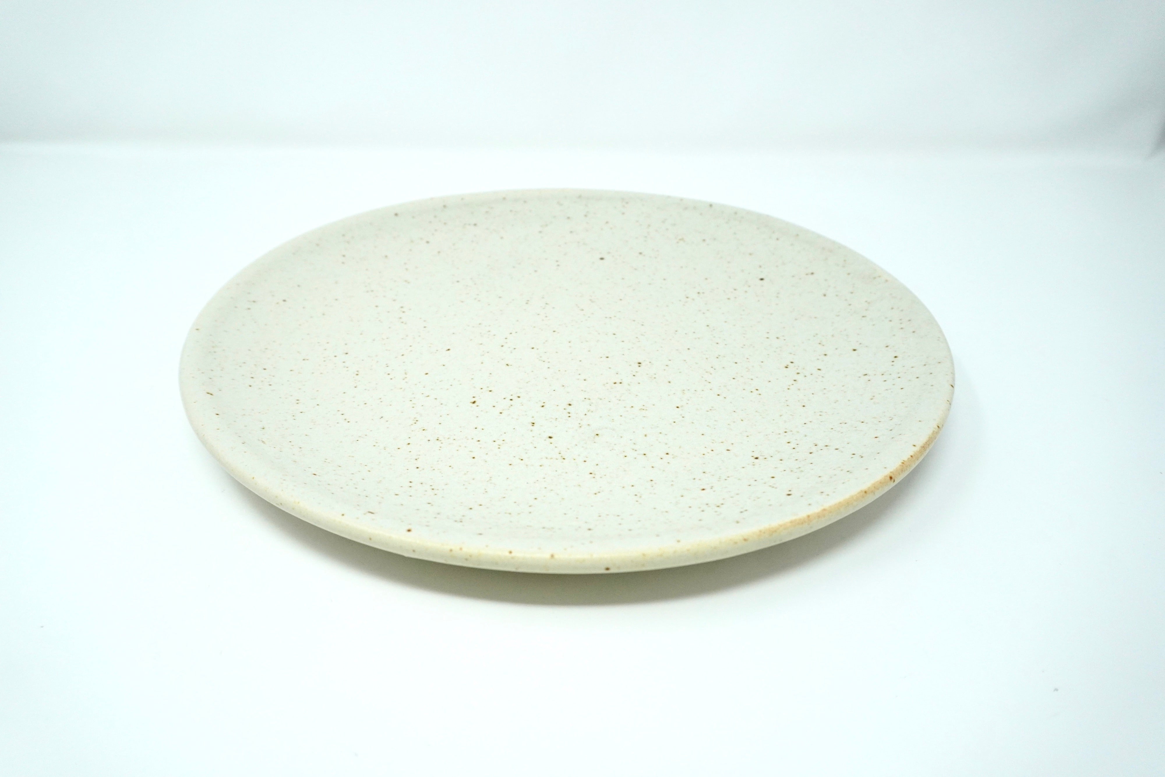 Arena blanca | Plato trinche plano Ø 26 cm línea rústica