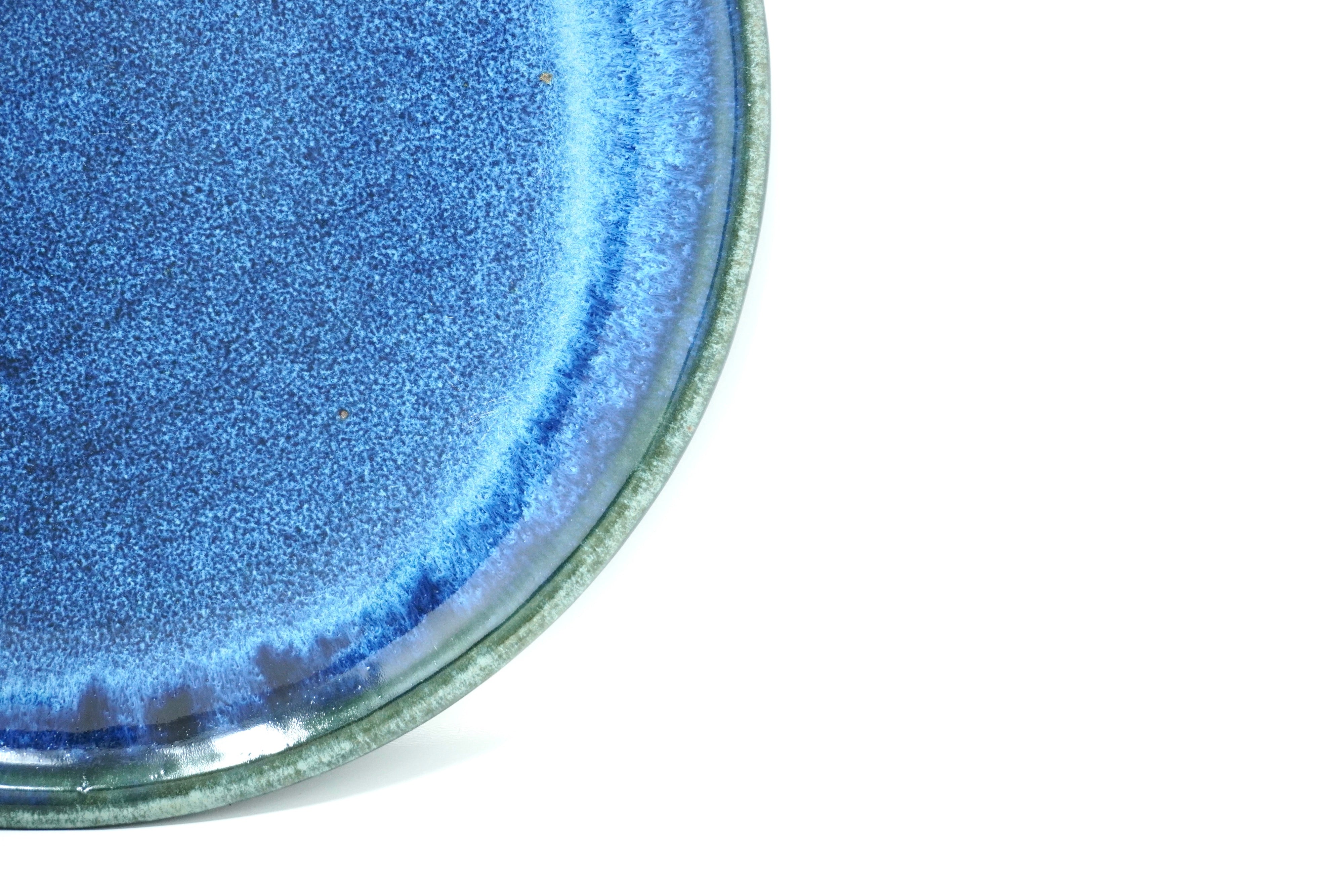 Indigo | Plato trinche plano Ø 26 cm línea rústica
