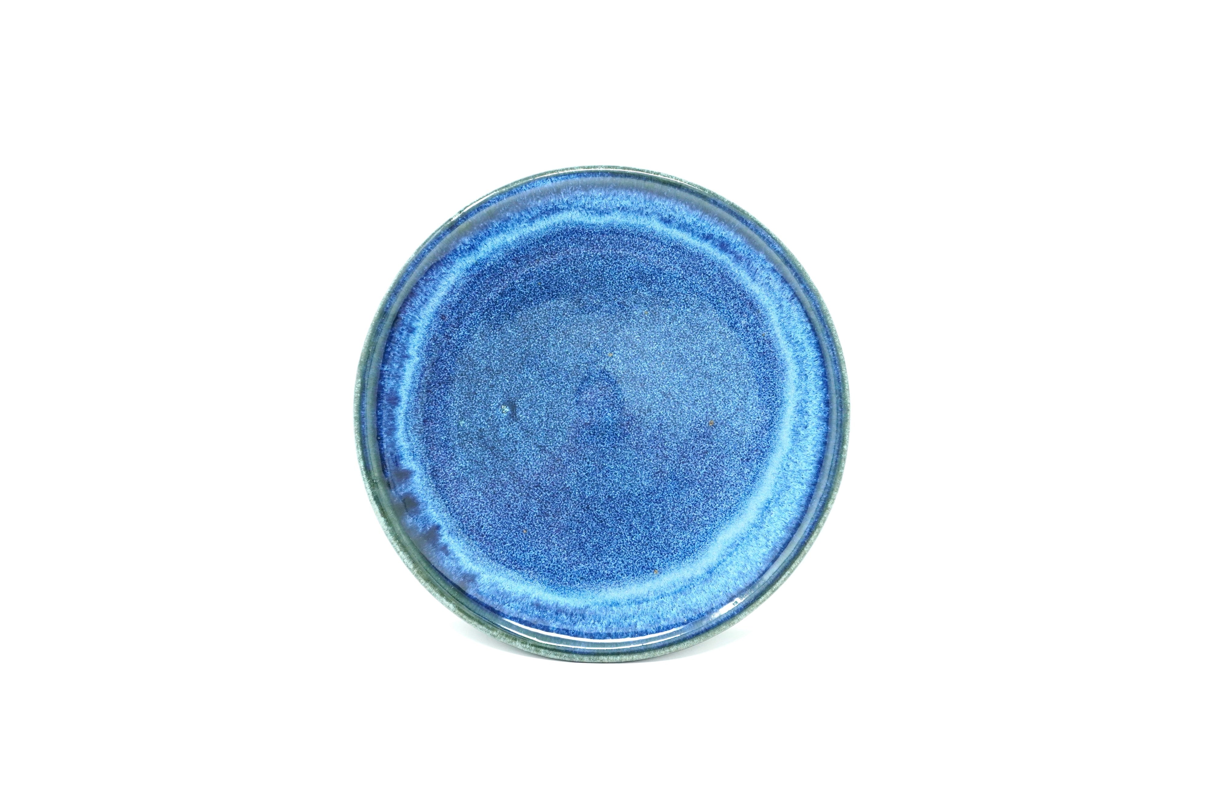 Indigo | Plato trinche plano Ø 26 cm línea rústica