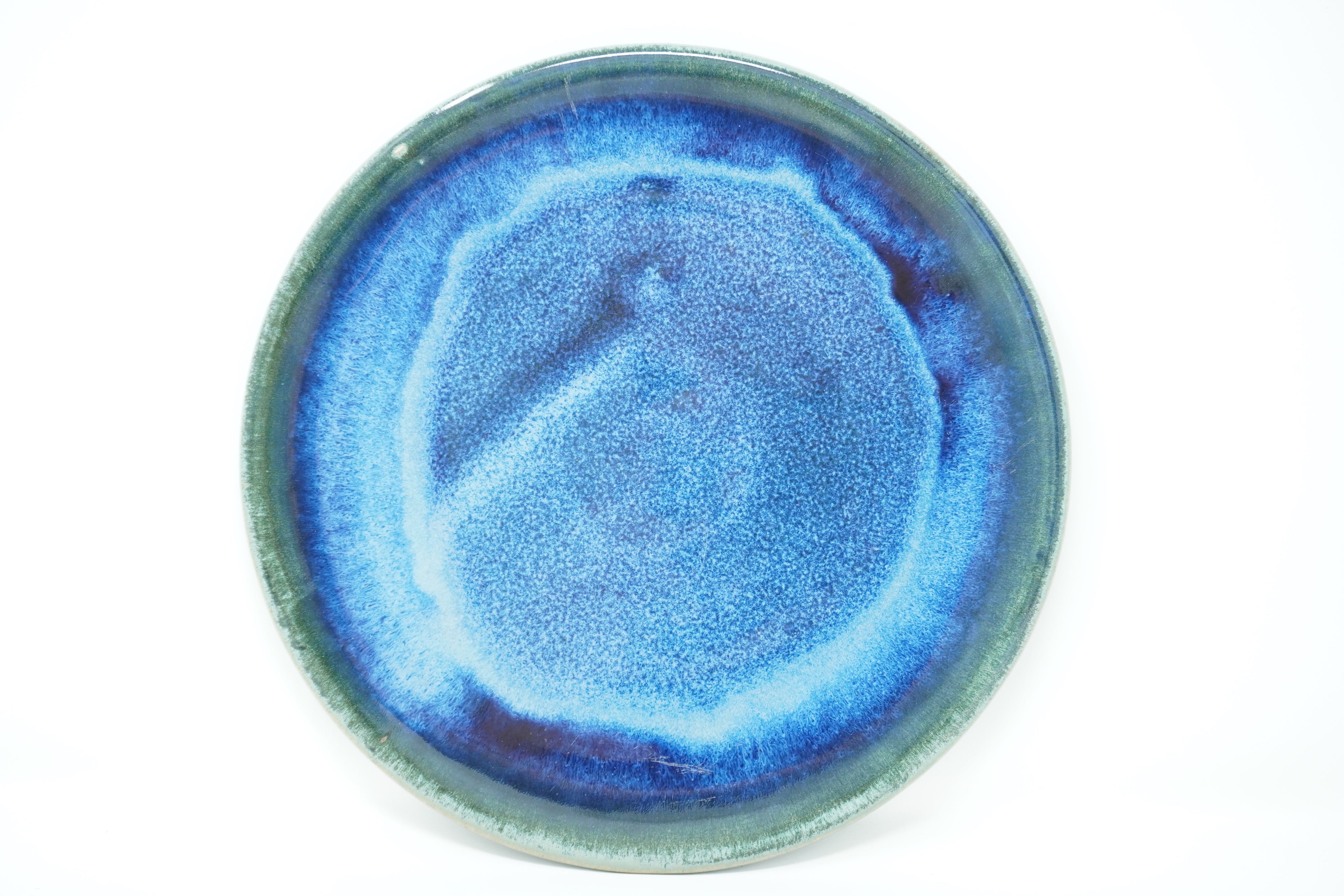 Indigo | Plato postre plano Ø 21 cm línea rústica
