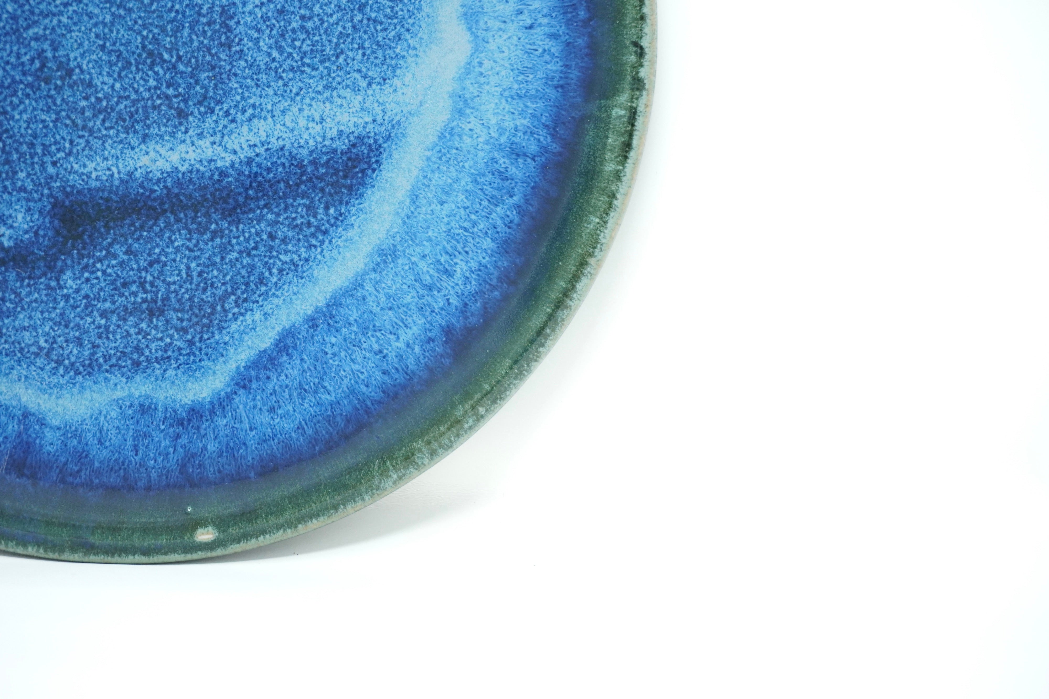 Indigo | Plato postre plano Ø 21 cm línea rústica