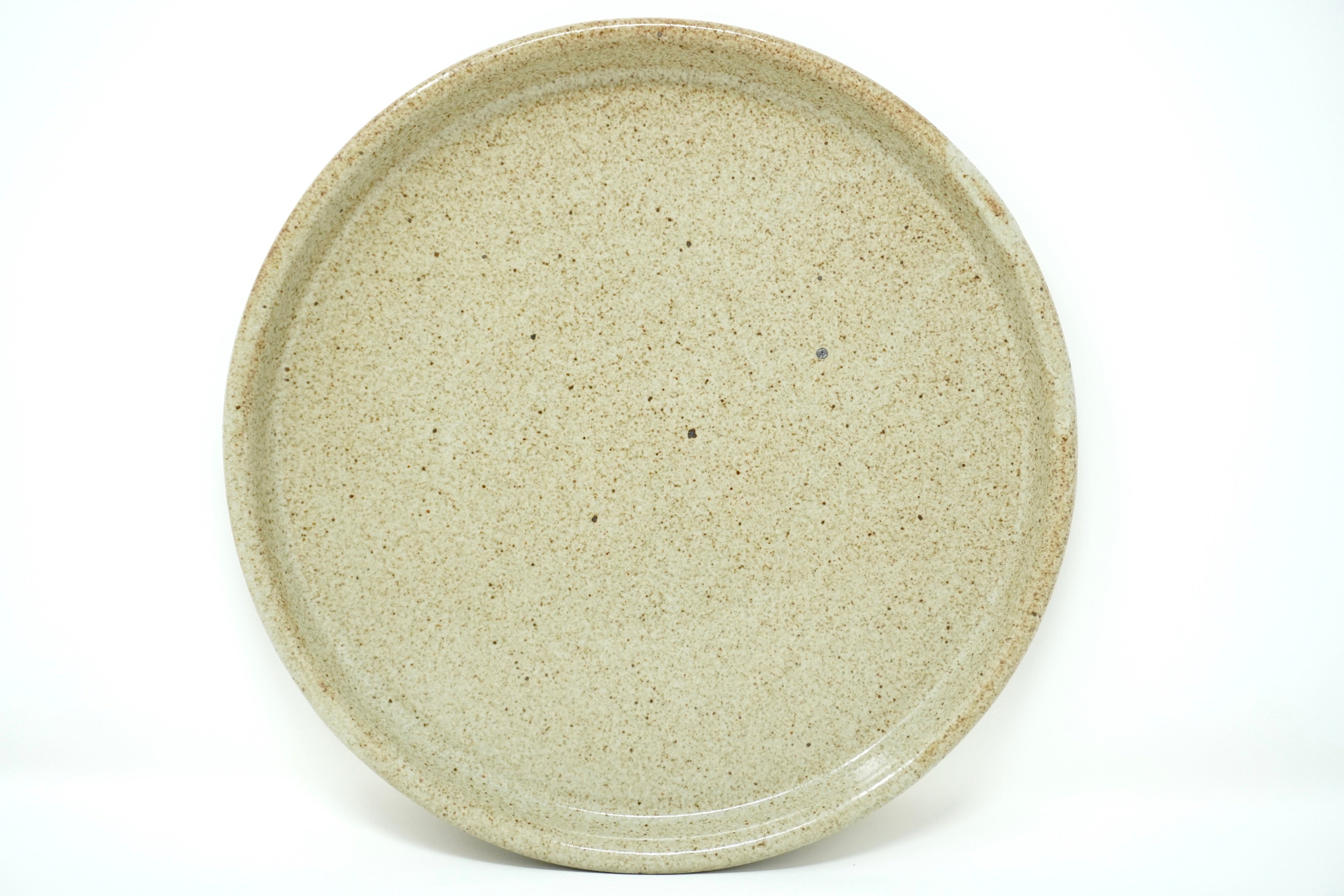 Verde salvia | Plato postre con pared Ø 21 cm línea rústica
