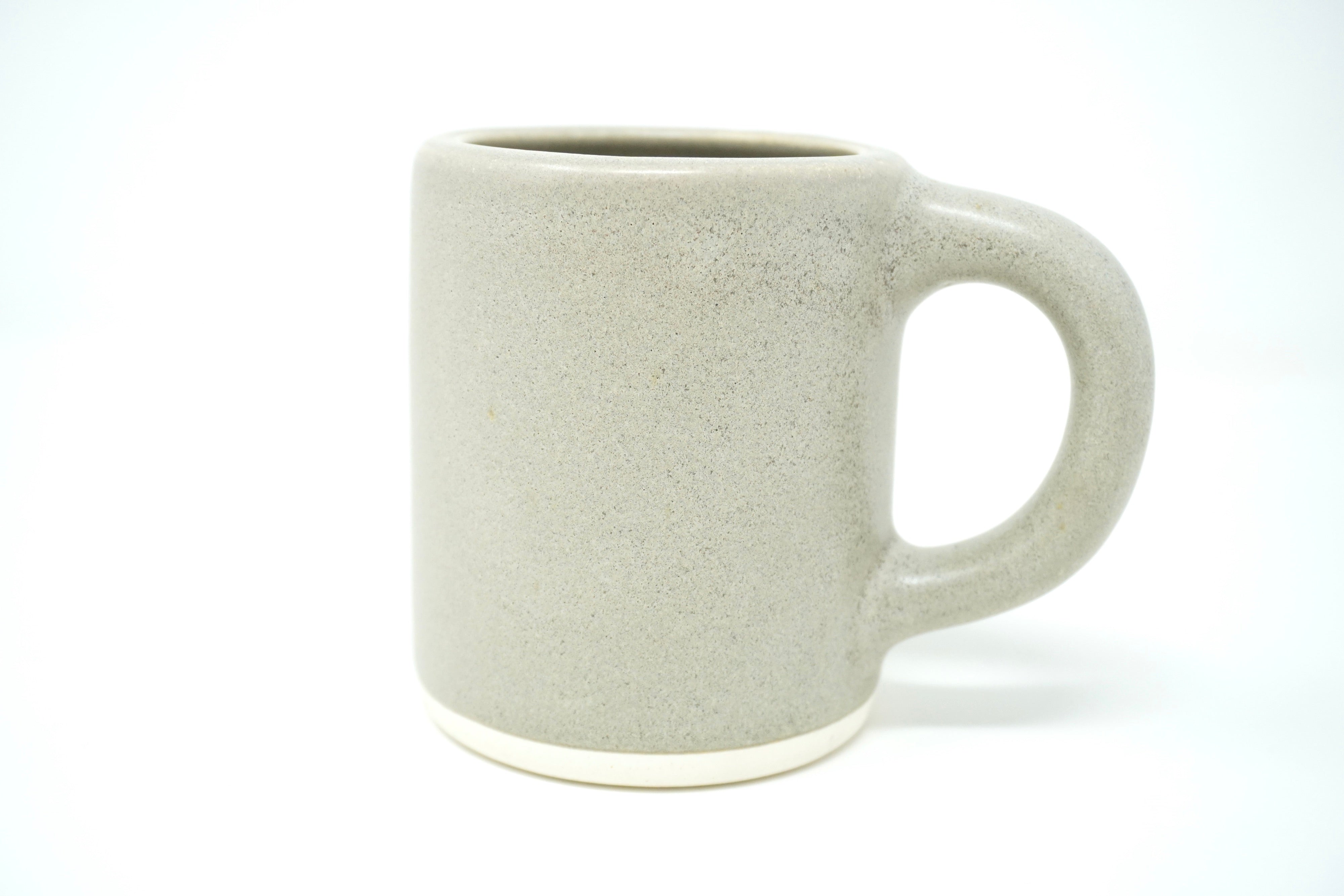Gris mate | Taza alta 10 oz línea rústica