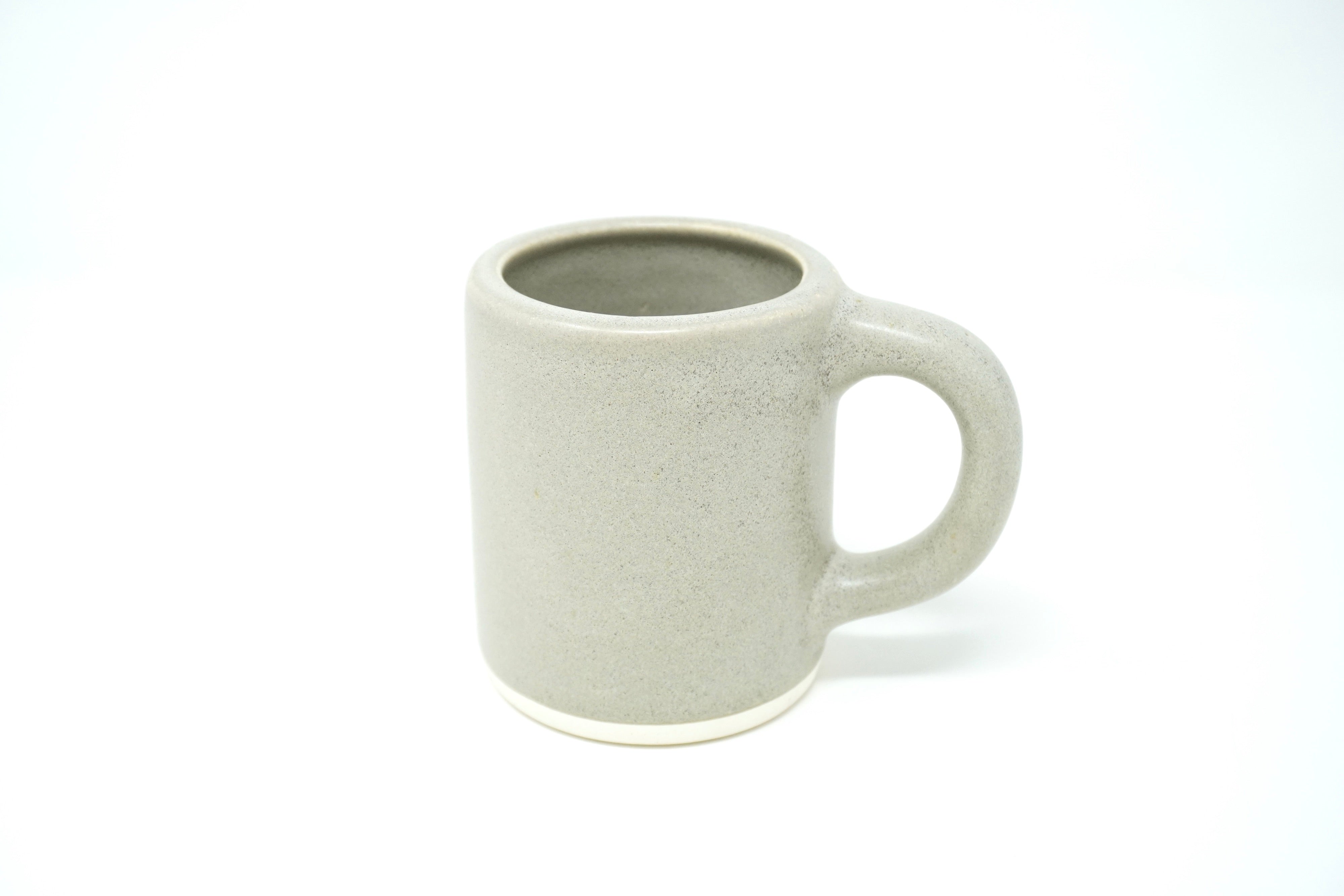 Gris mate | Taza alta 10 oz línea rústica