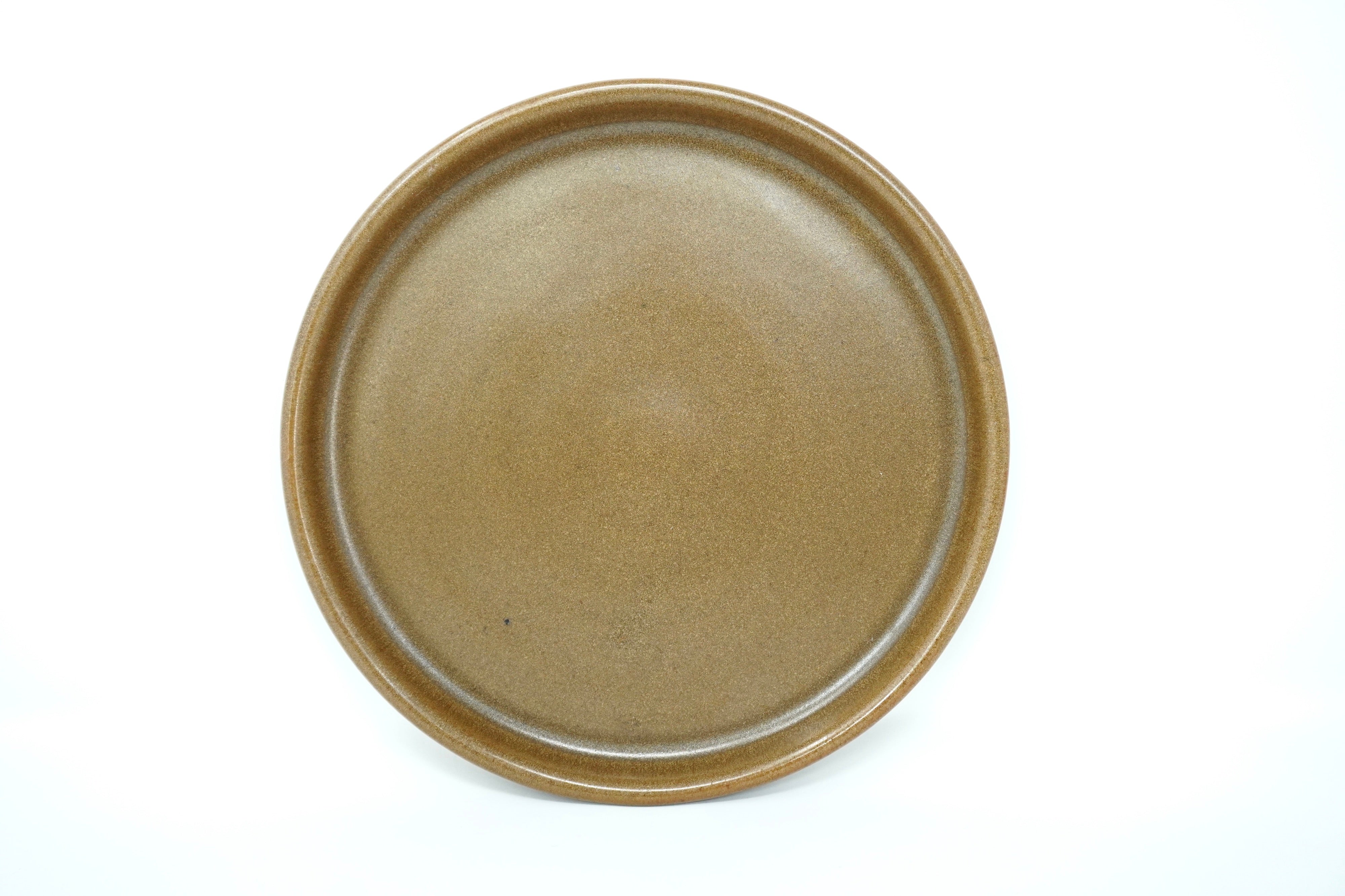 Café mate | Plato postre con pared Ø 21 cm línea rústica
