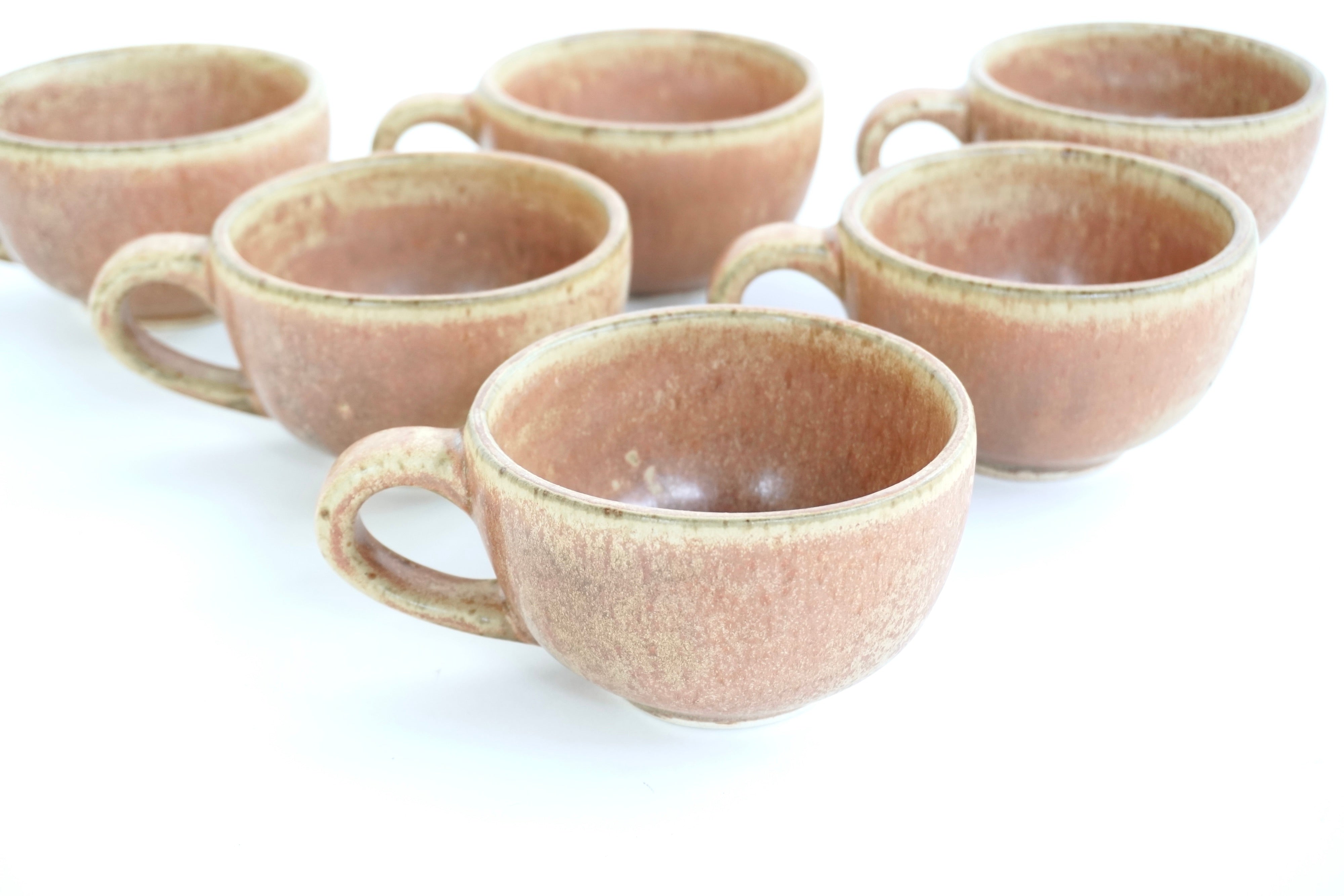Terracota | Set de 6 tazas arte & latte de 12 oz línea rústica
