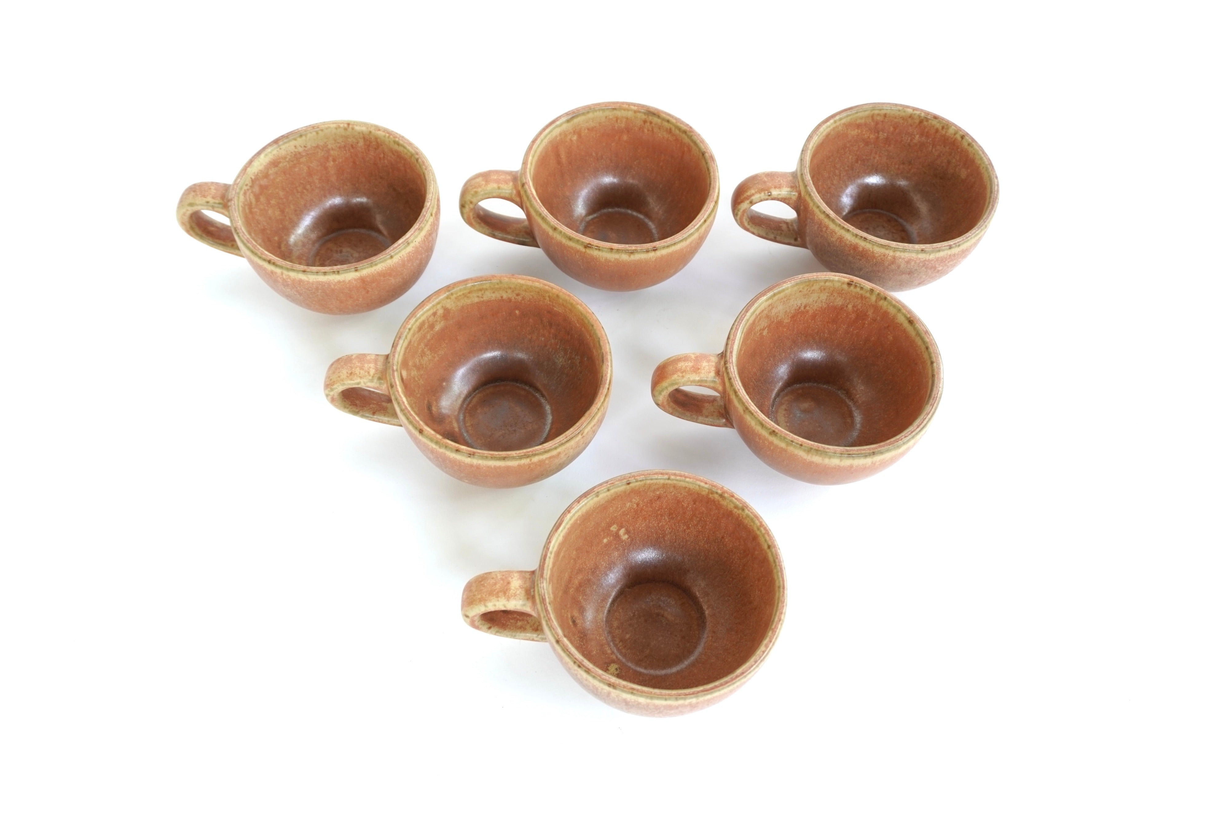 Terracota | Set de 6 tazas arte & latte de 12 oz línea rústica