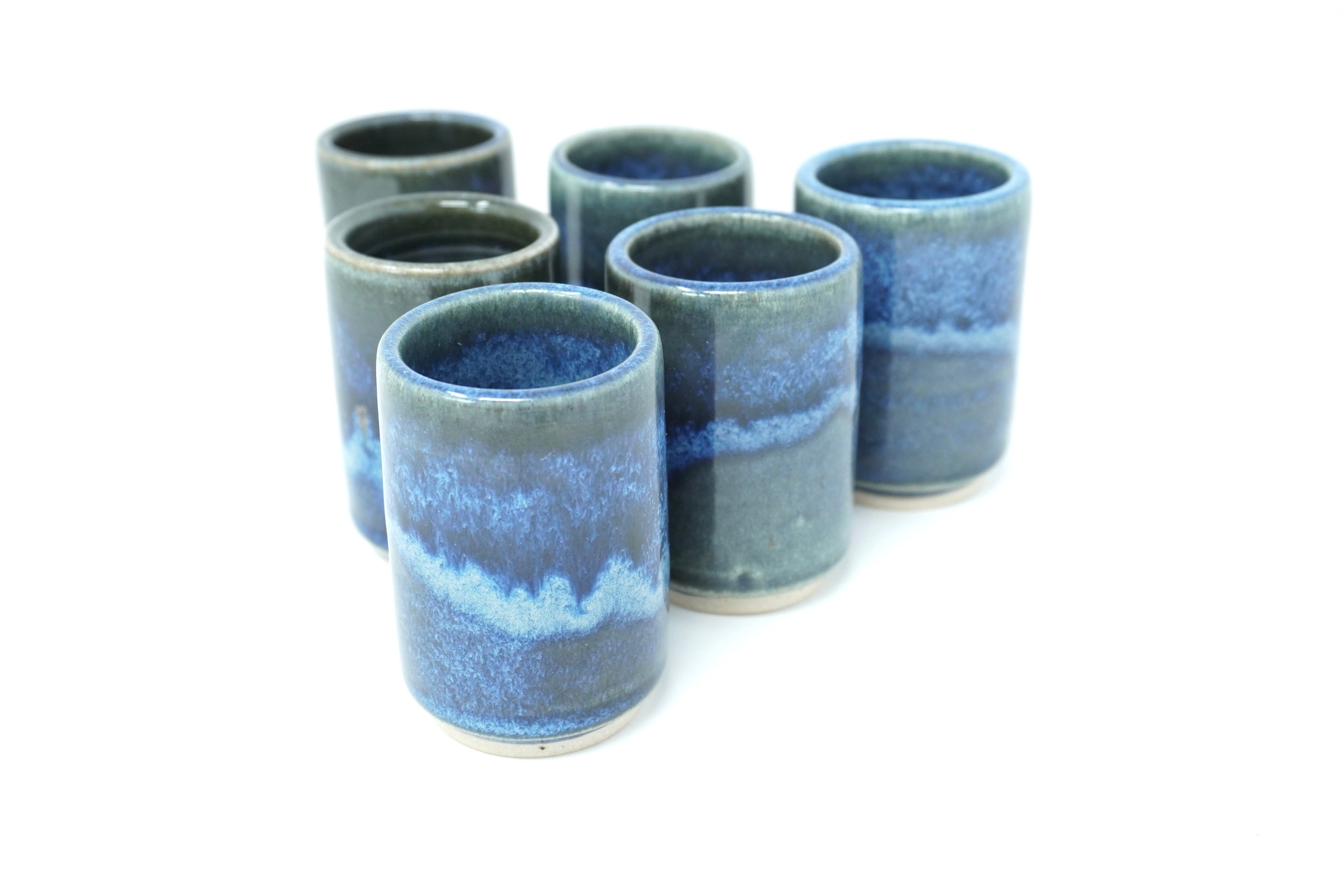 Indigo | Set de 6 tequileros de 2.5 oz