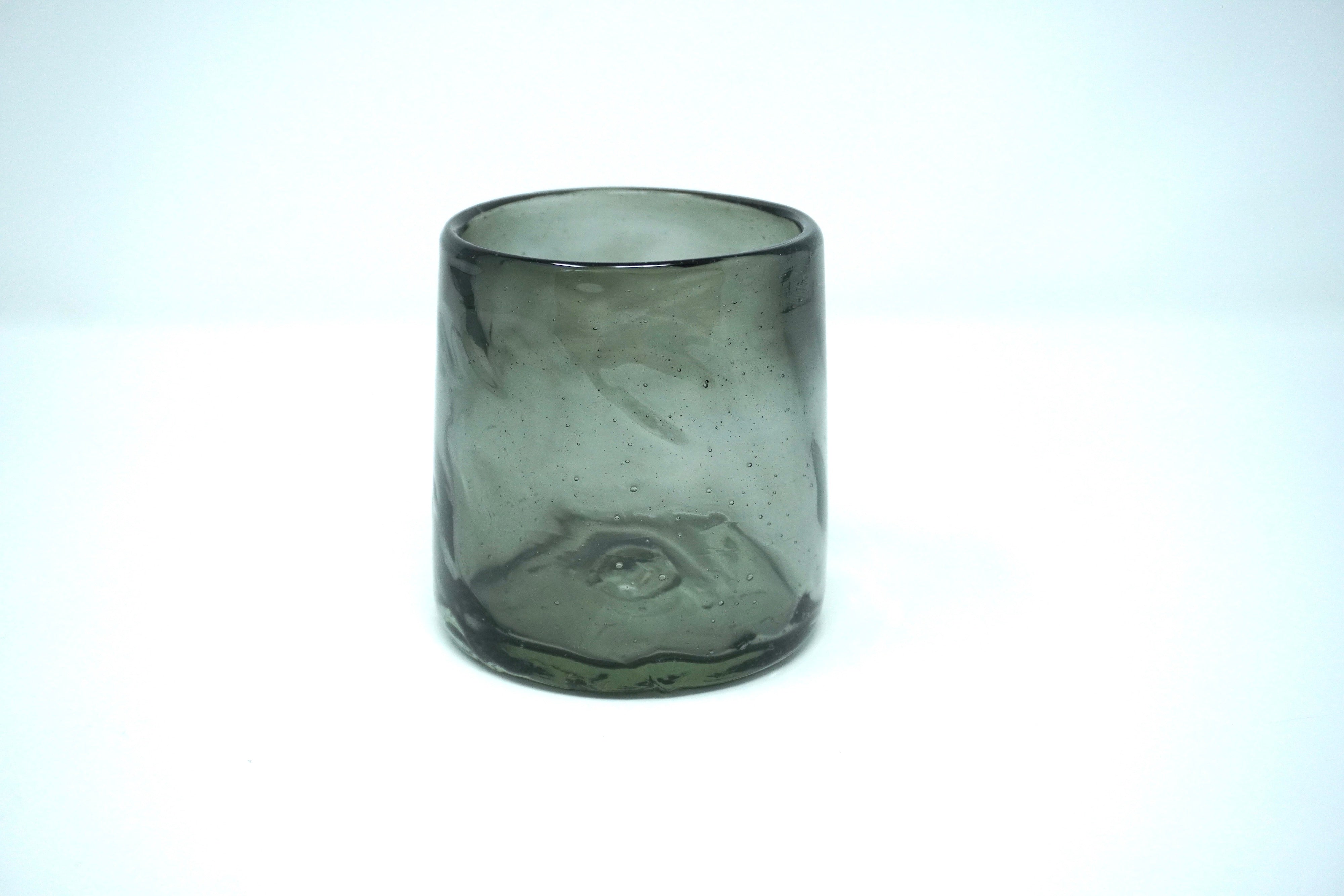 Grafito con huella | Set de 20 vasos de vidrio soplado