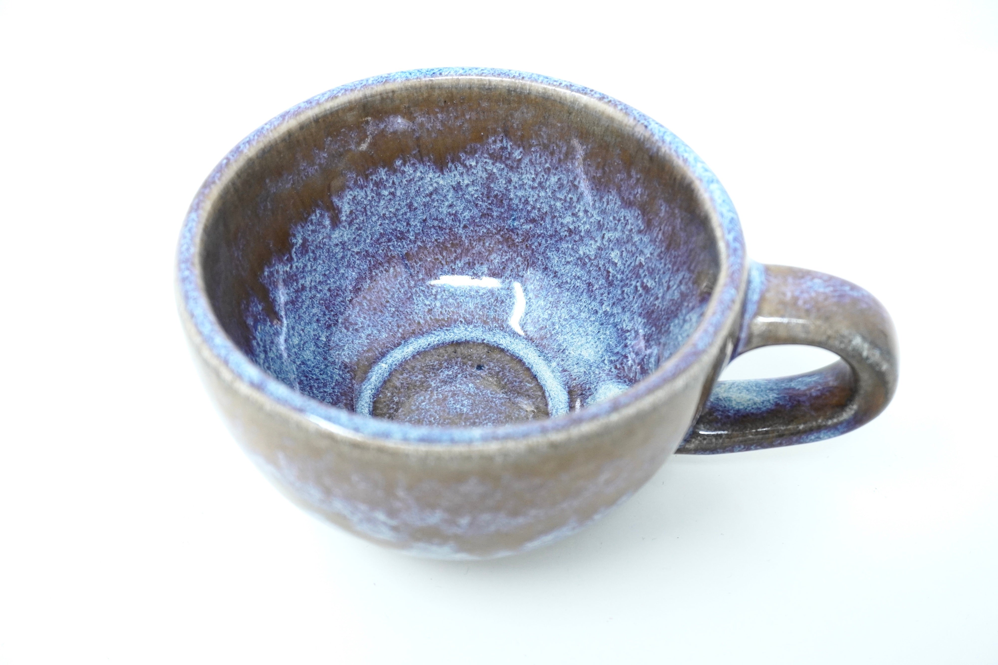 Iris | Taza arte & latte de 12 oz línea rústica