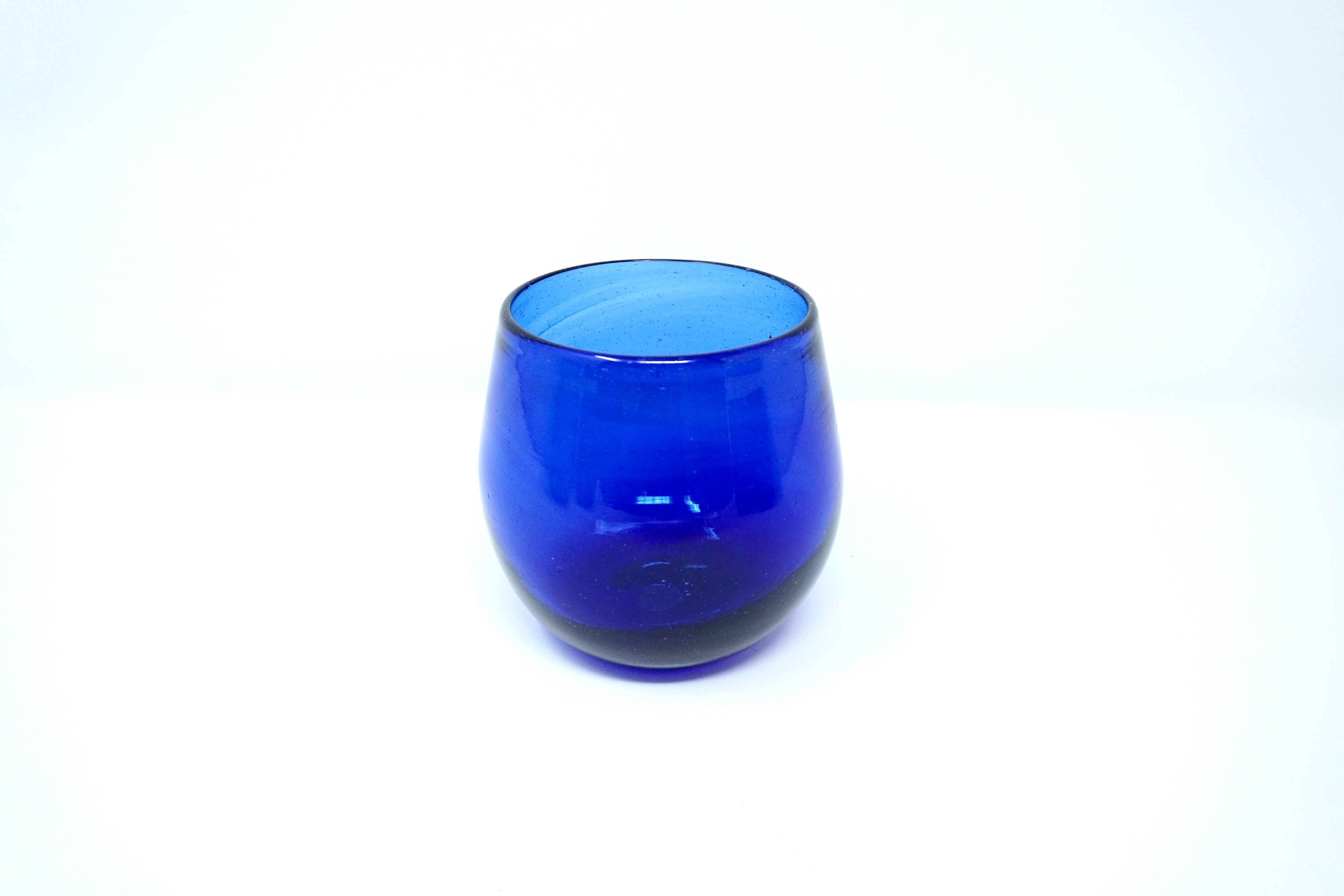 Cobalto stemless | Set de 40 vasos de vidrio soplado