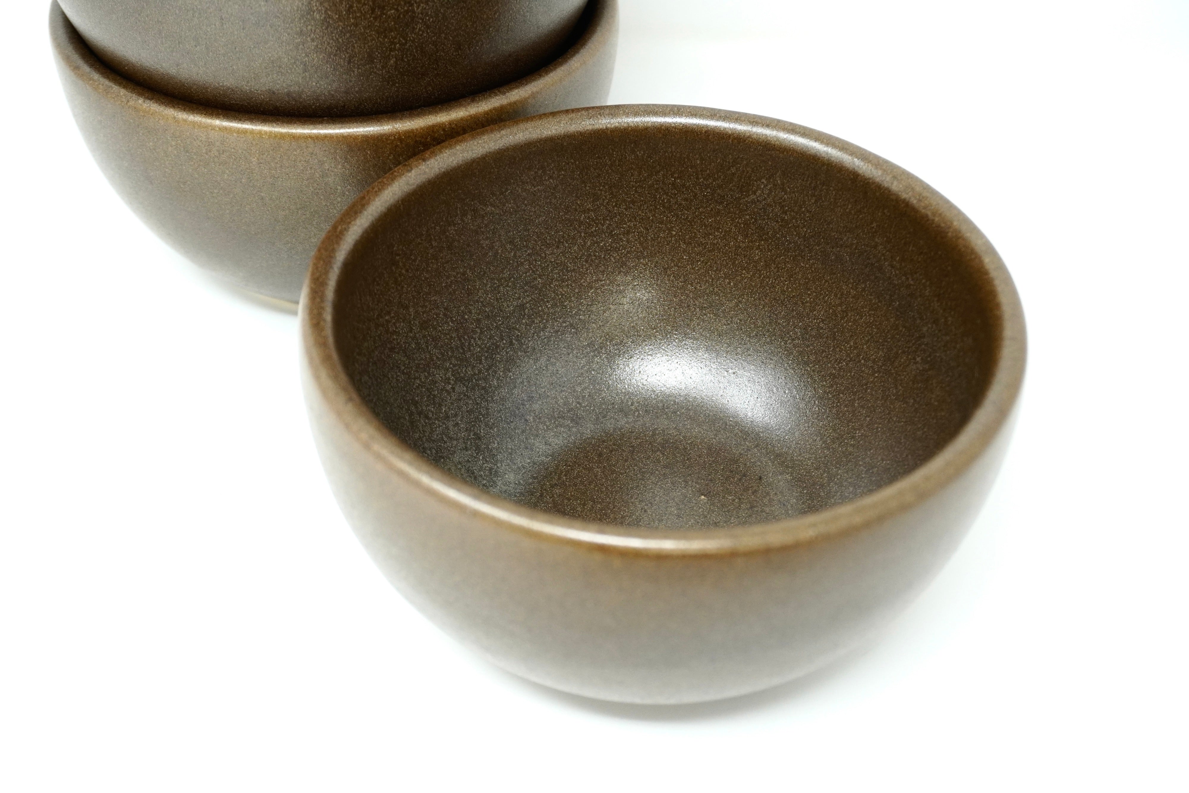 Café mate | Set de 4 bowls consomeros Ø 15 cm línea rústica