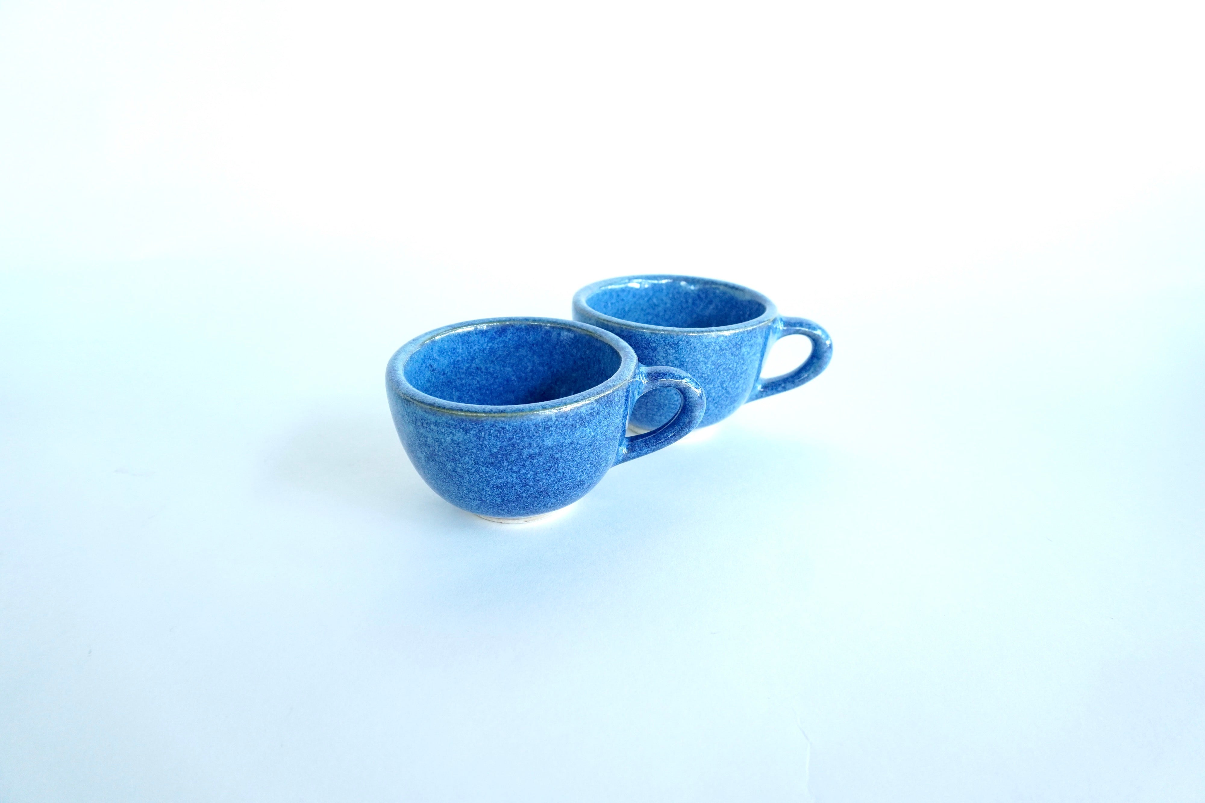 Indigo | Set de 2 tazas espresso de 4 oz línea rústica