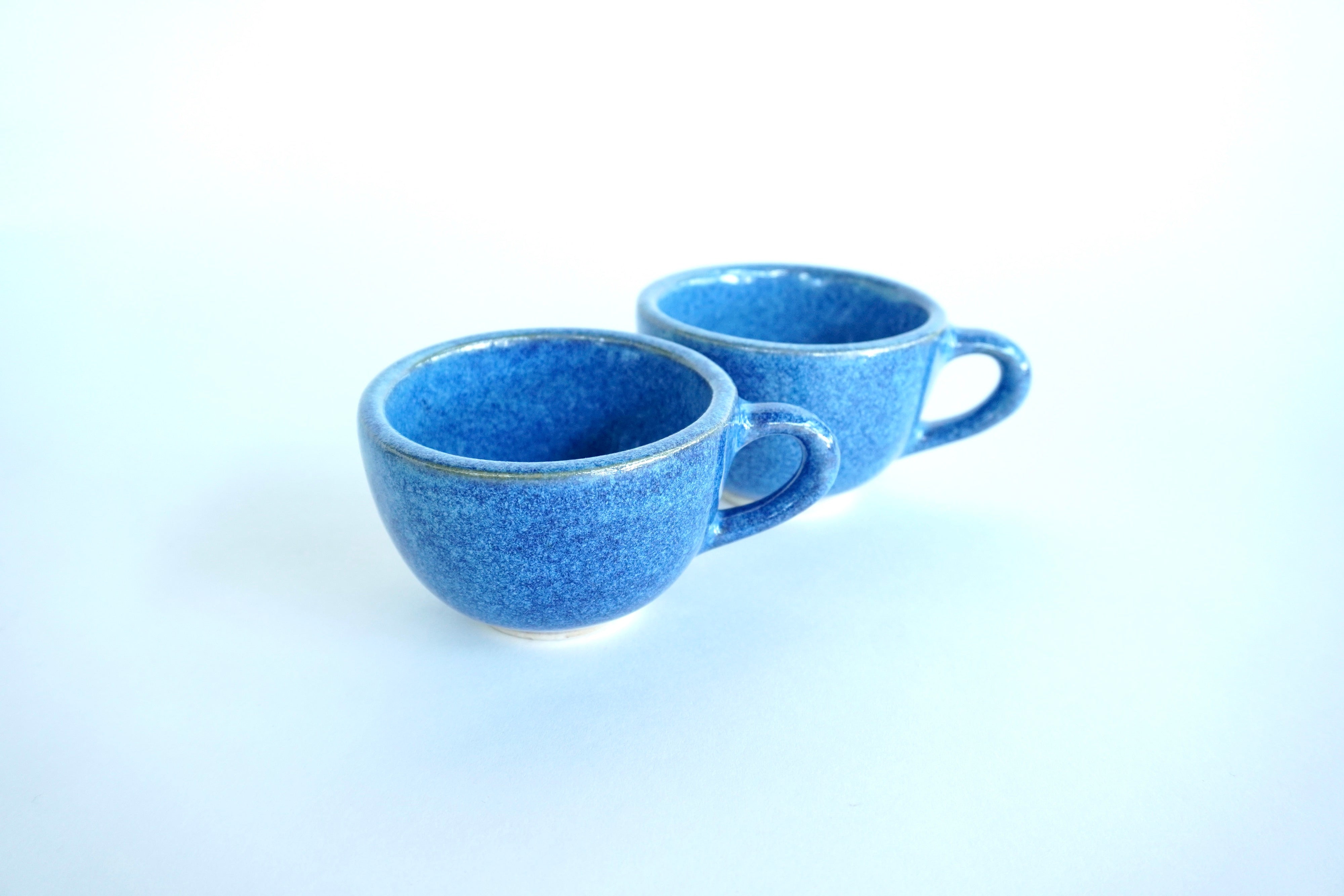 Indigo | Set de 2 tazas espresso de 4 oz línea rústica