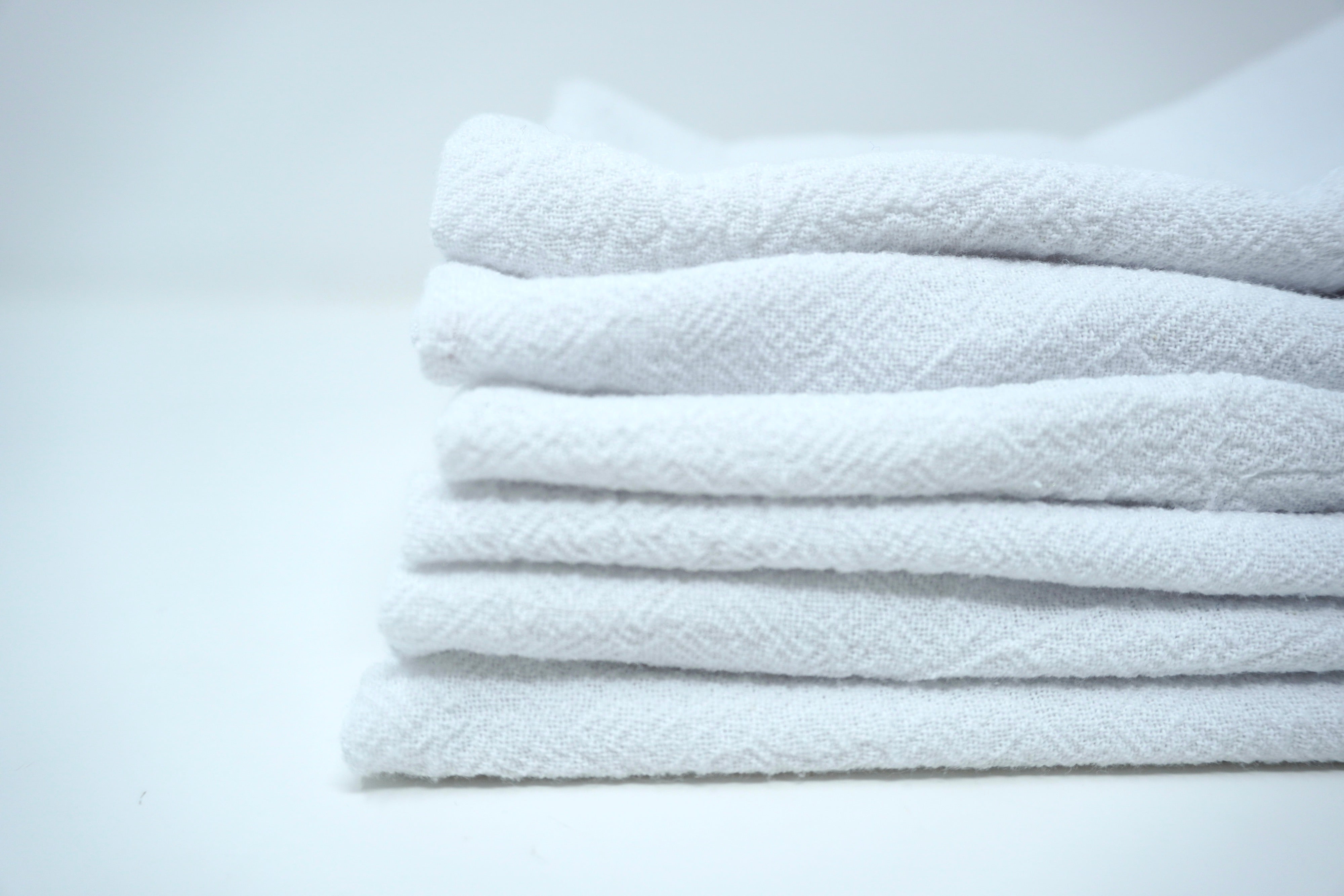 Blanco | Set de 6 servilletas de algodón